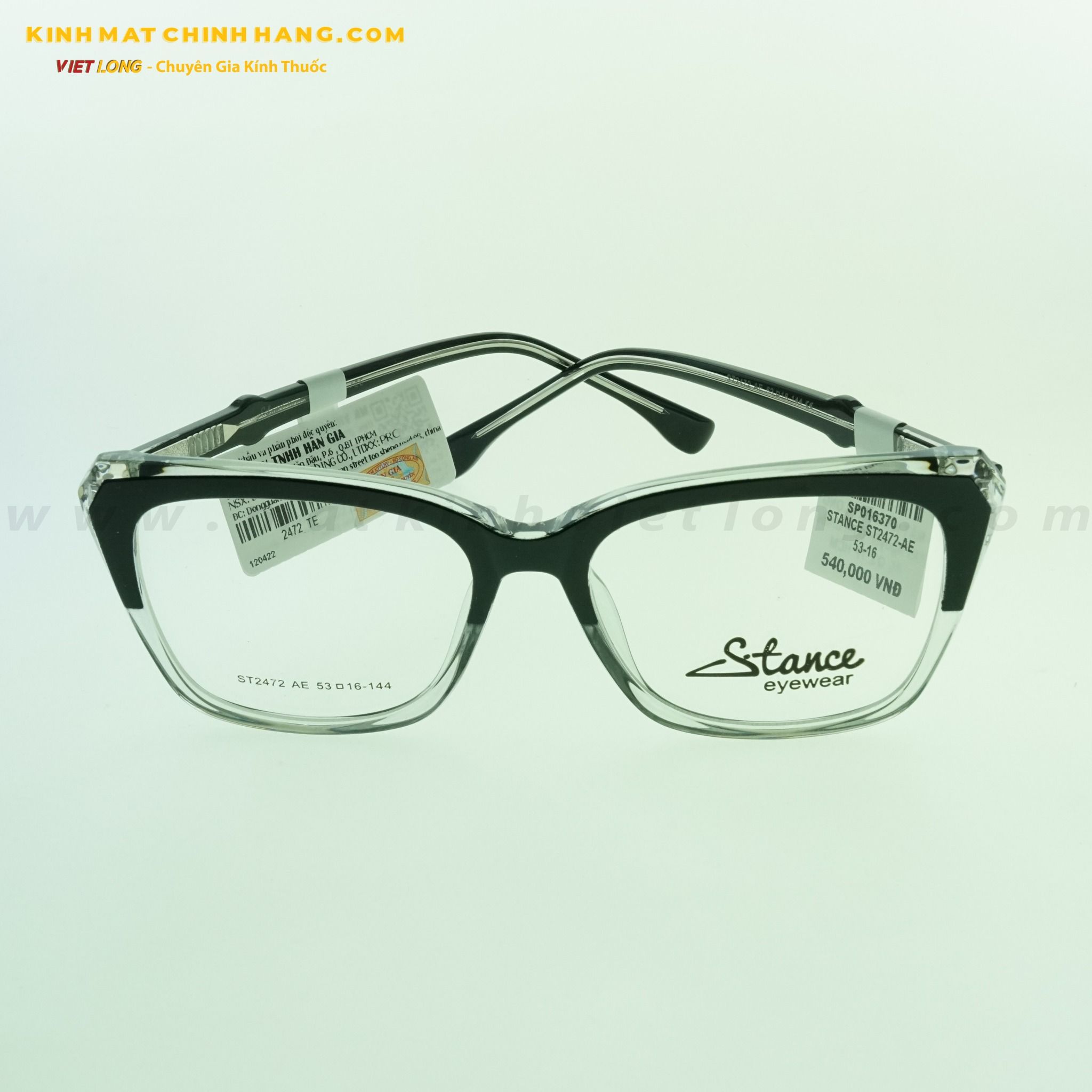  GỌNG KÍNH STANCE ST2472-AE 53-16 