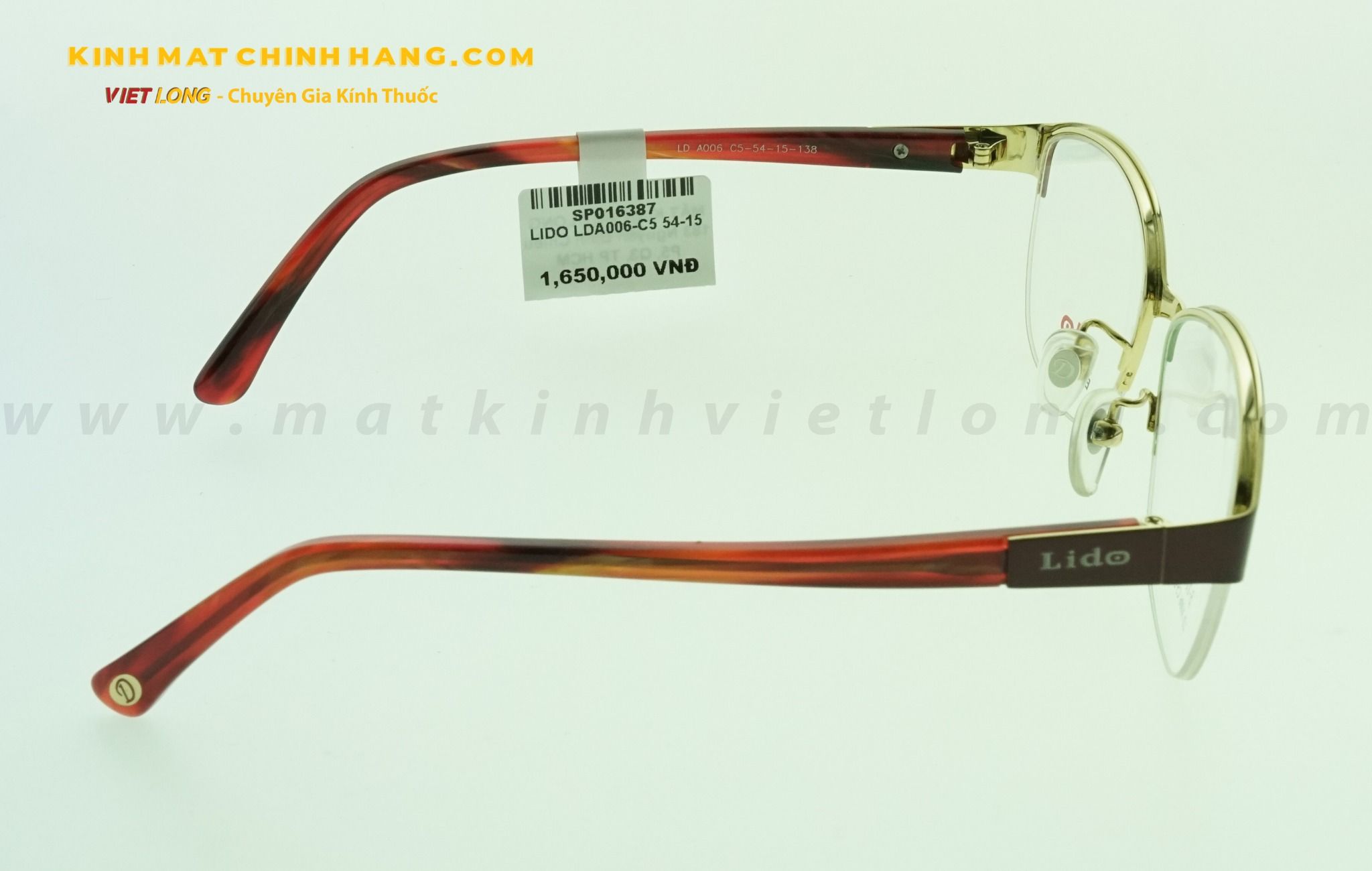  GỌNG KÍNH LIDO LDA006-C5 54-15 