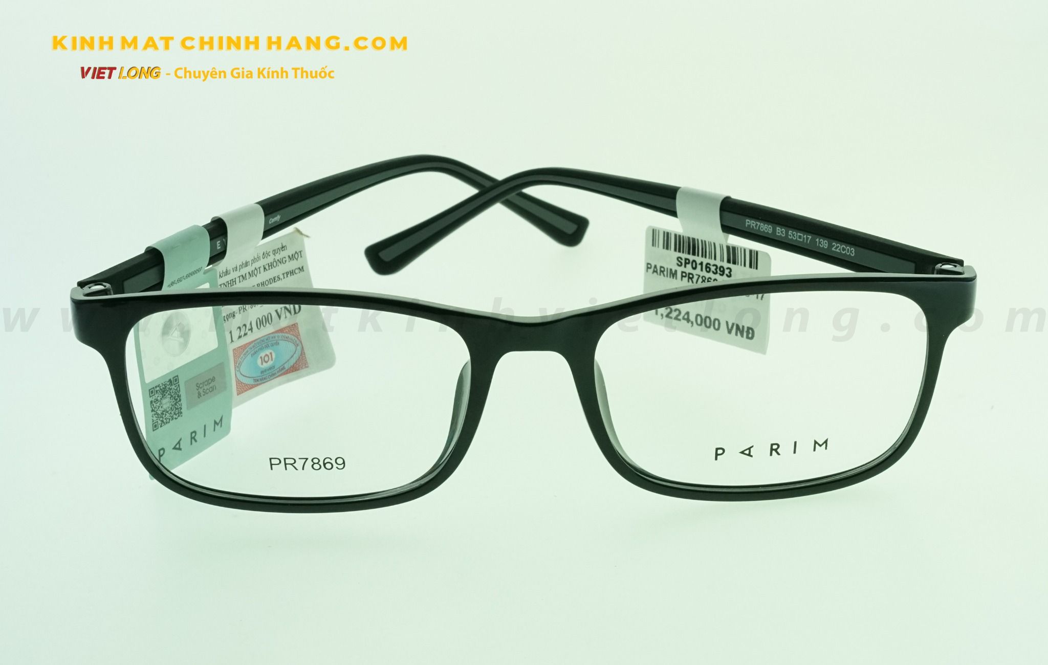  GỌNG KÍNH PARIM PR7869-B3 53-17 