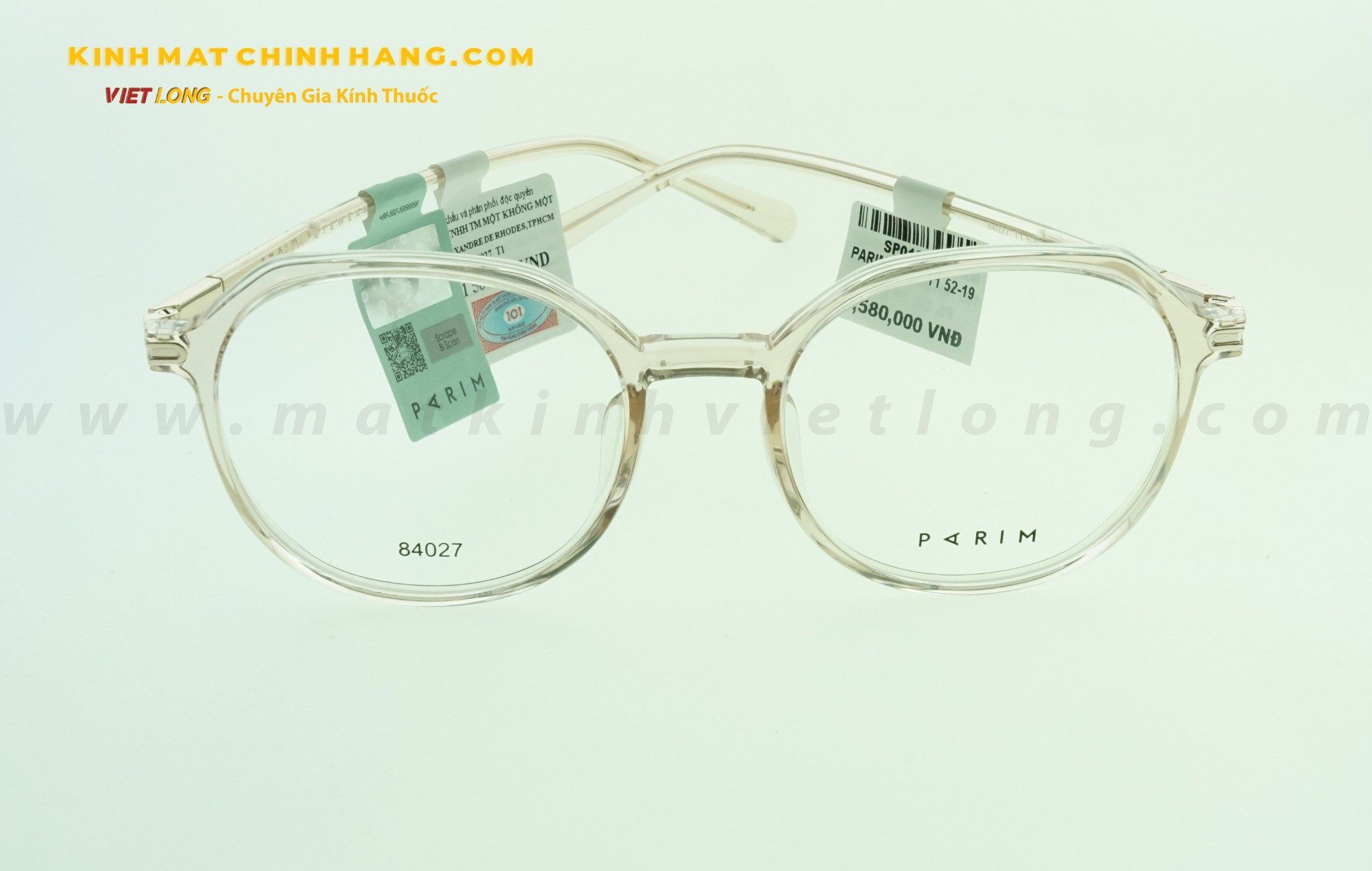  GỌNG KÍNH PARIM 84027-T1 52-19 