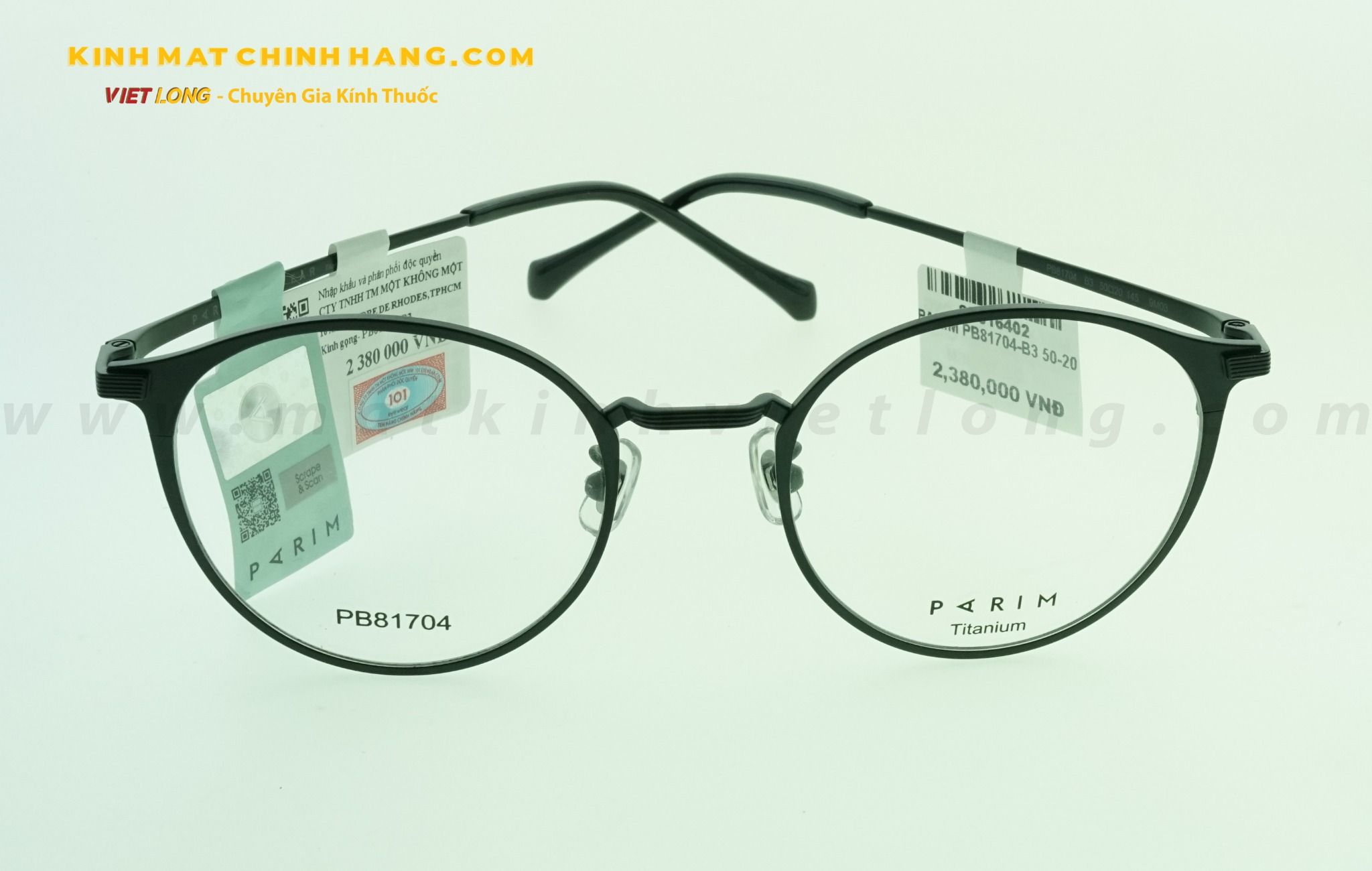  GỌNG KÍNH PARIM PB81704-B3 50-20 