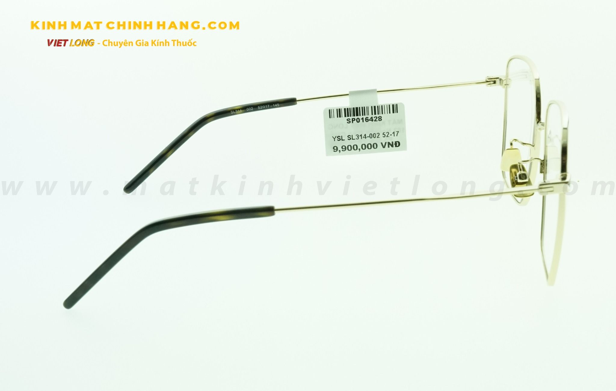  GỌNG KÍNH YSL SL314-002 52-17 