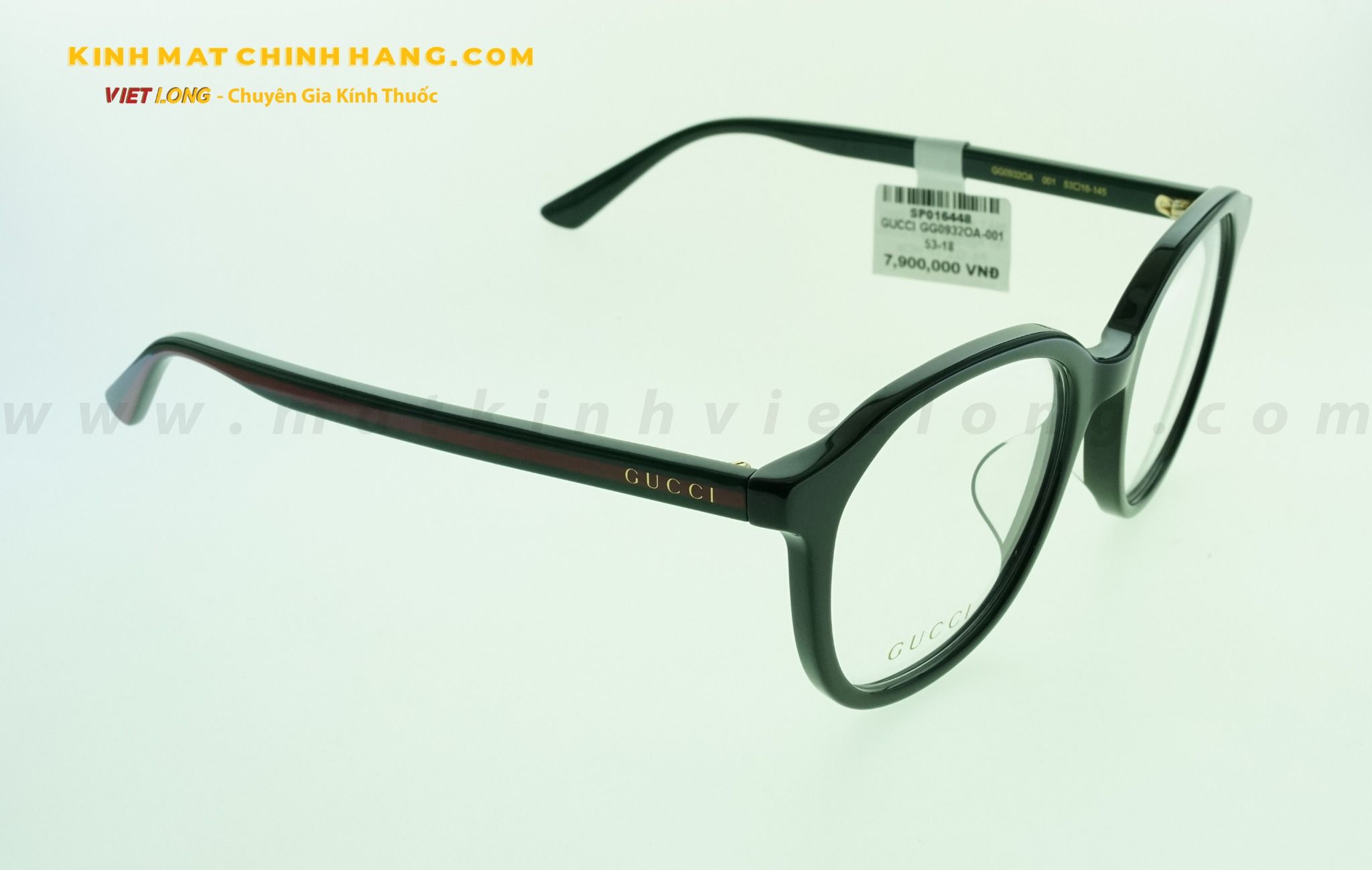  GỌNG KÍNH GUCCI GG0932OA-001 53-18 