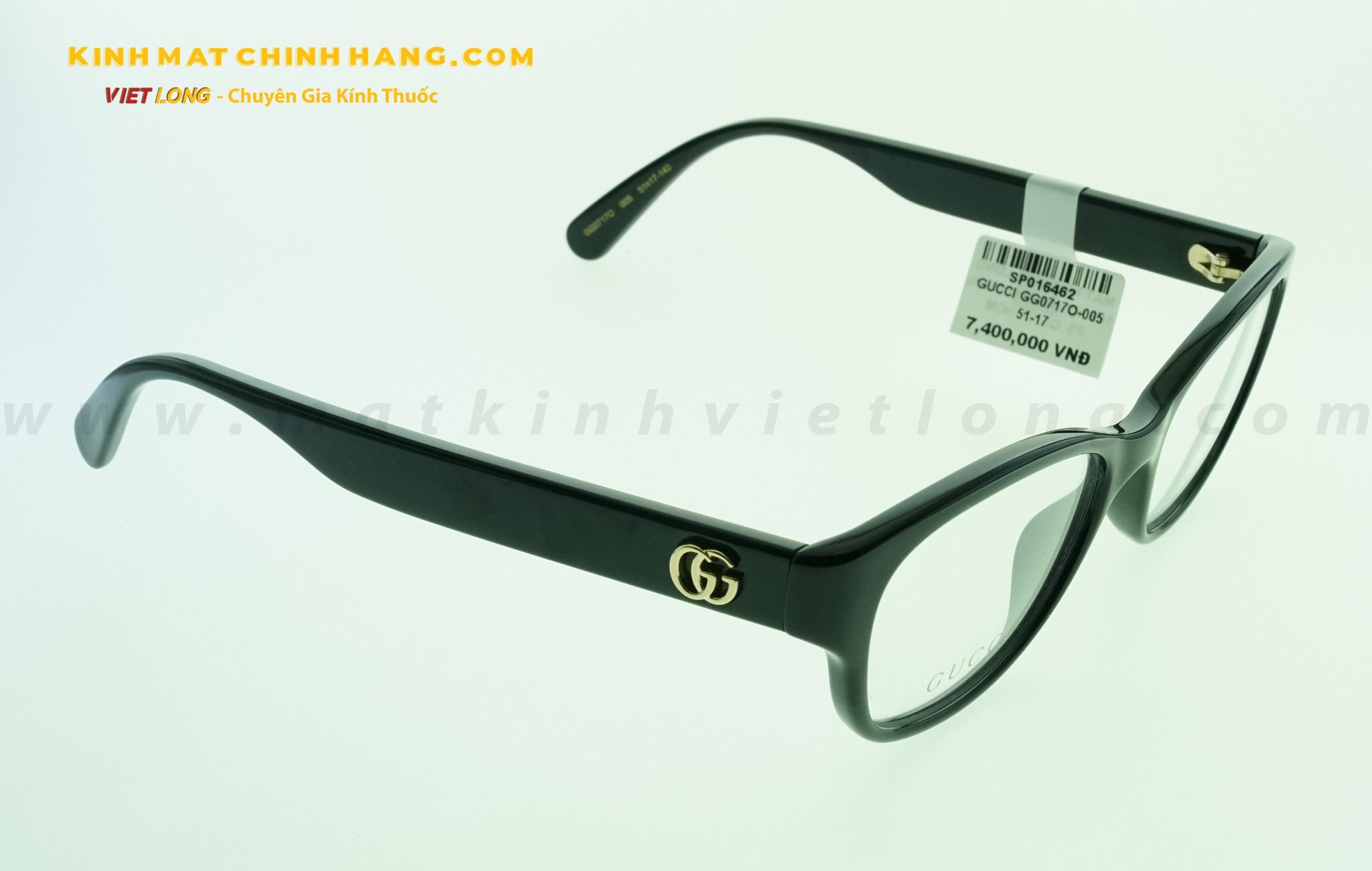  GỌNG KÍNH GUCCI GG0717O-005 51-17 