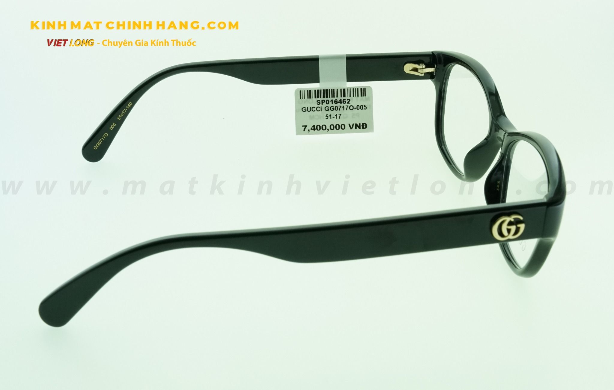  GỌNG KÍNH GUCCI GG0717O-005 51-17 