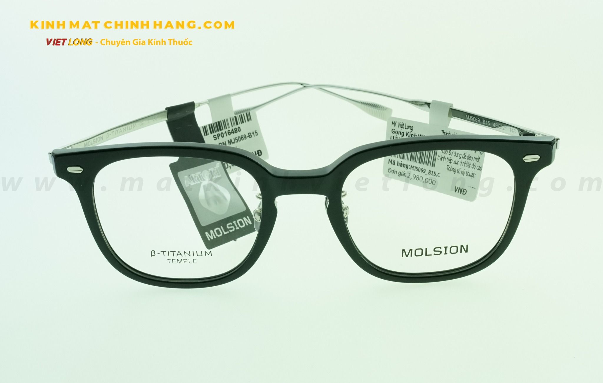  GỌNG KÍNH MOLSION MJ5069-B15 49-21 