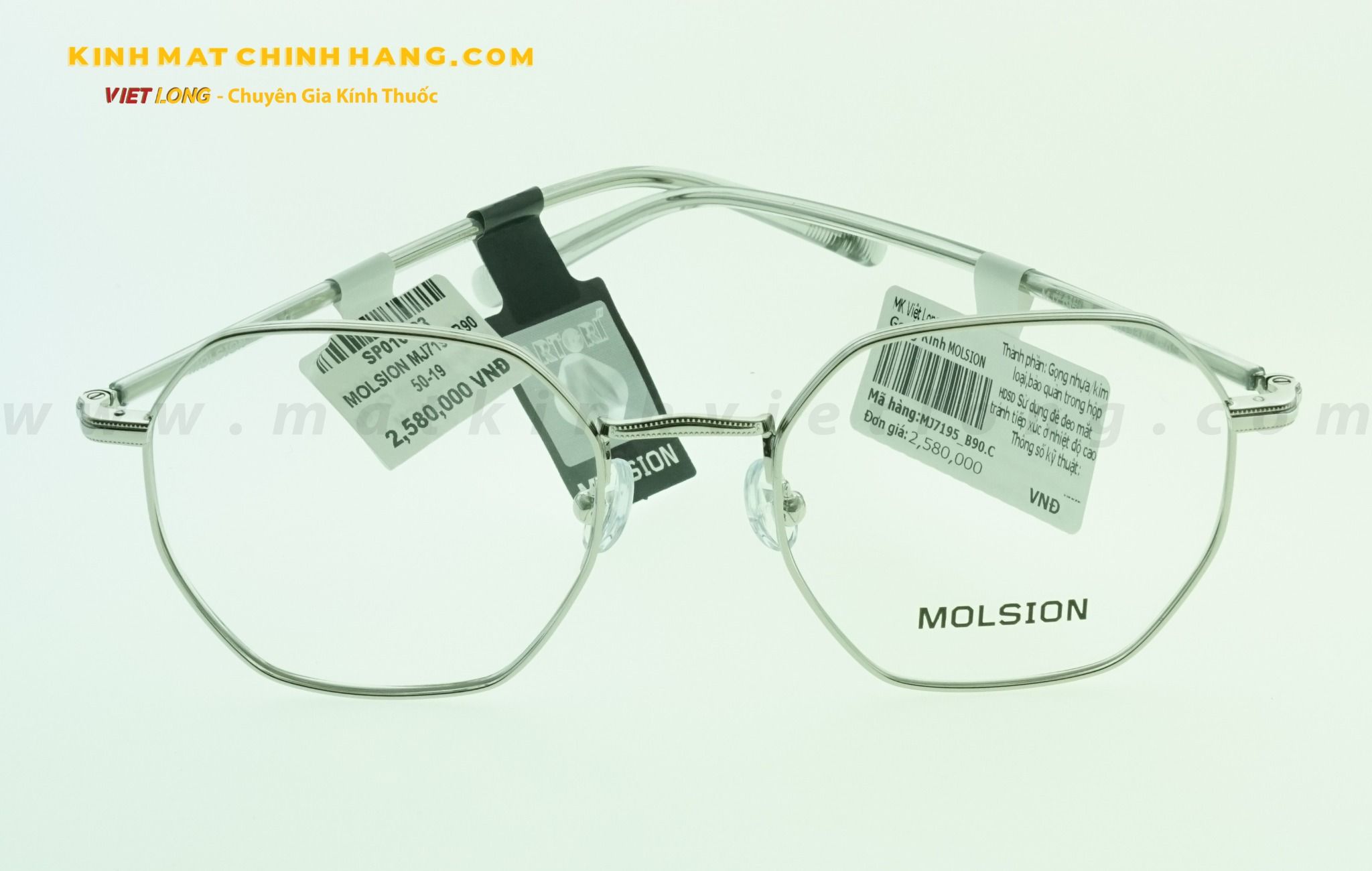  GỌNG KÍNH MOLSION MJ7195-B90 50-19 