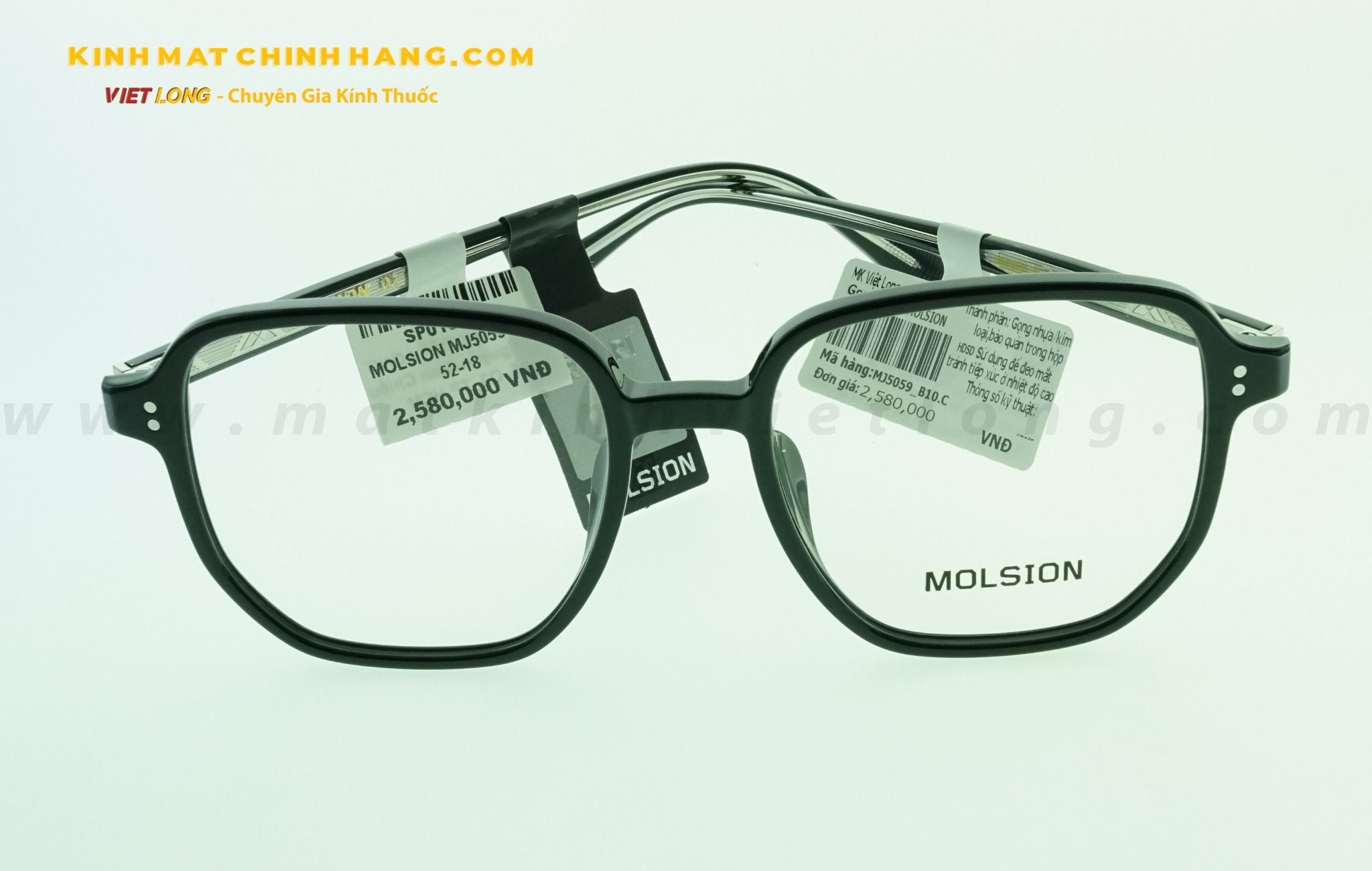  GỌNG KÍNH MOLSION MJ5059-B10 52-18 