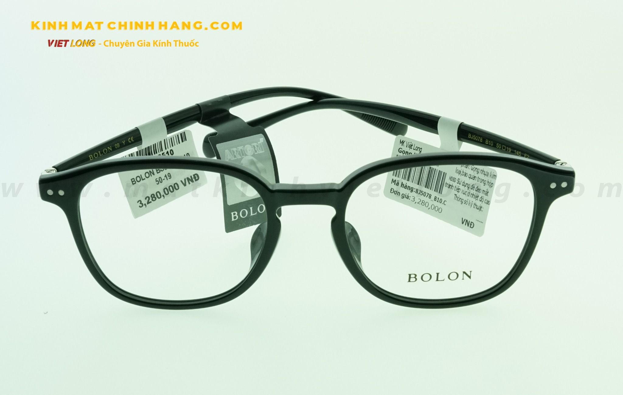  GỌNG KÍNH BOLON BJ5078-B10 50-19 