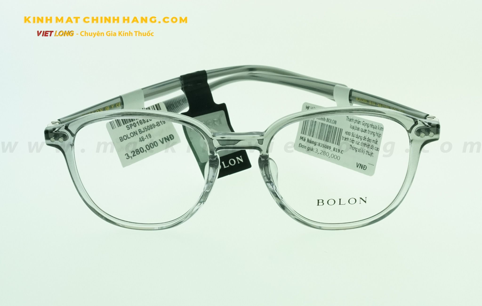  GỌNG KÍNH BOLON BJ5089-B19 48-19 