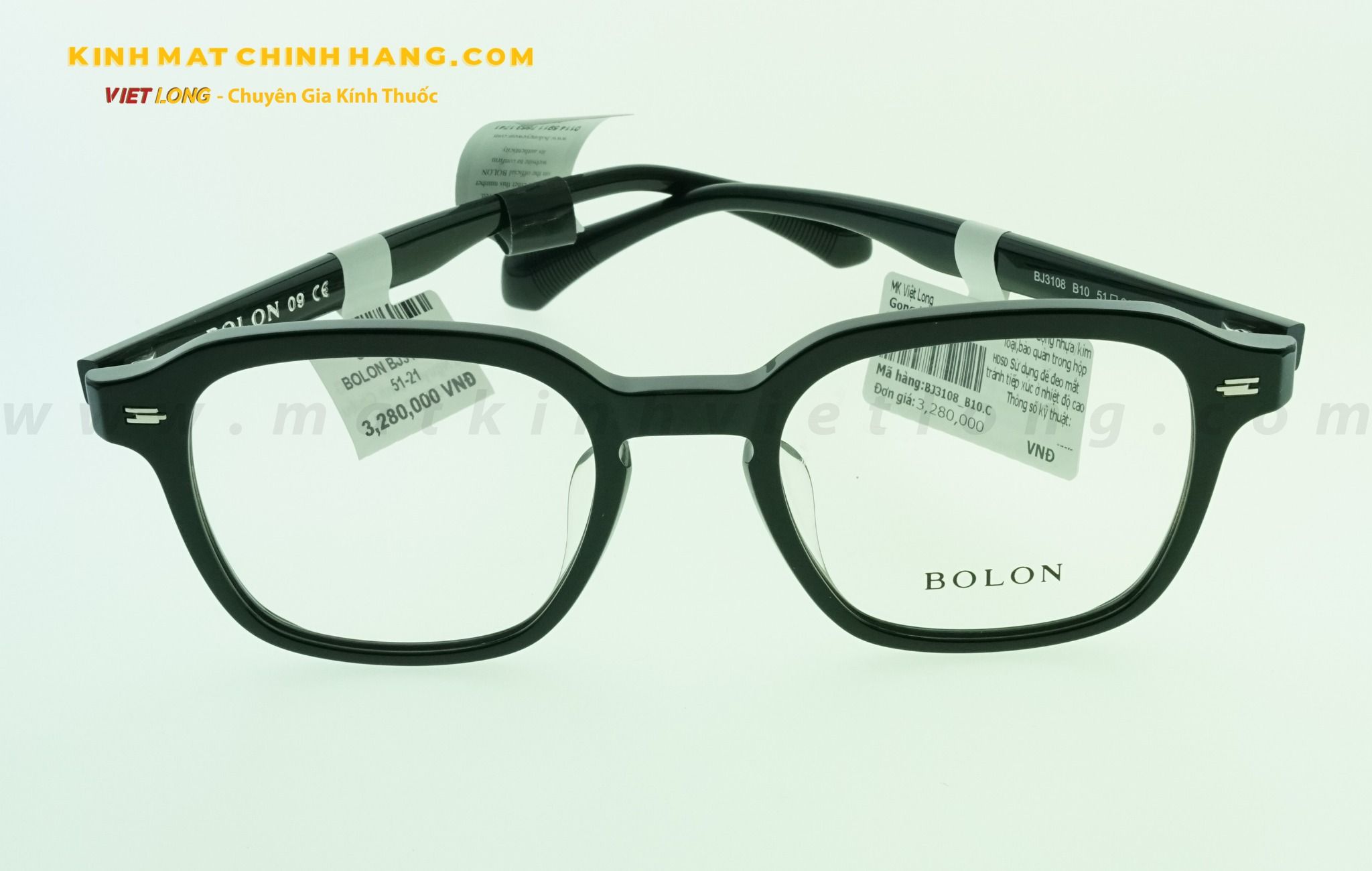  GỌNG KÍNH BOLON BJ3108-B10 51-21 