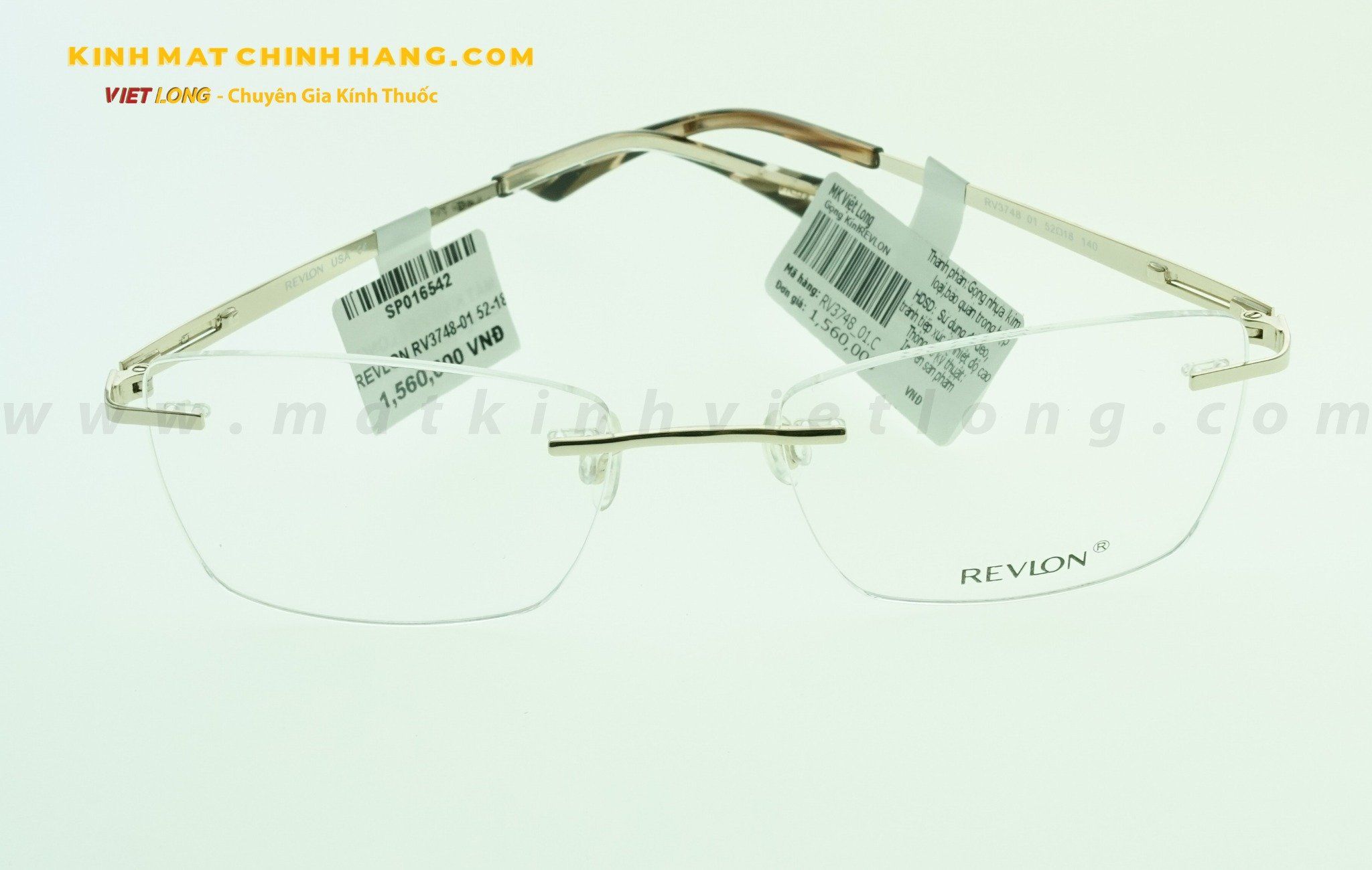  GỌNG KÍNH REVLON RV3748-01 52-18 