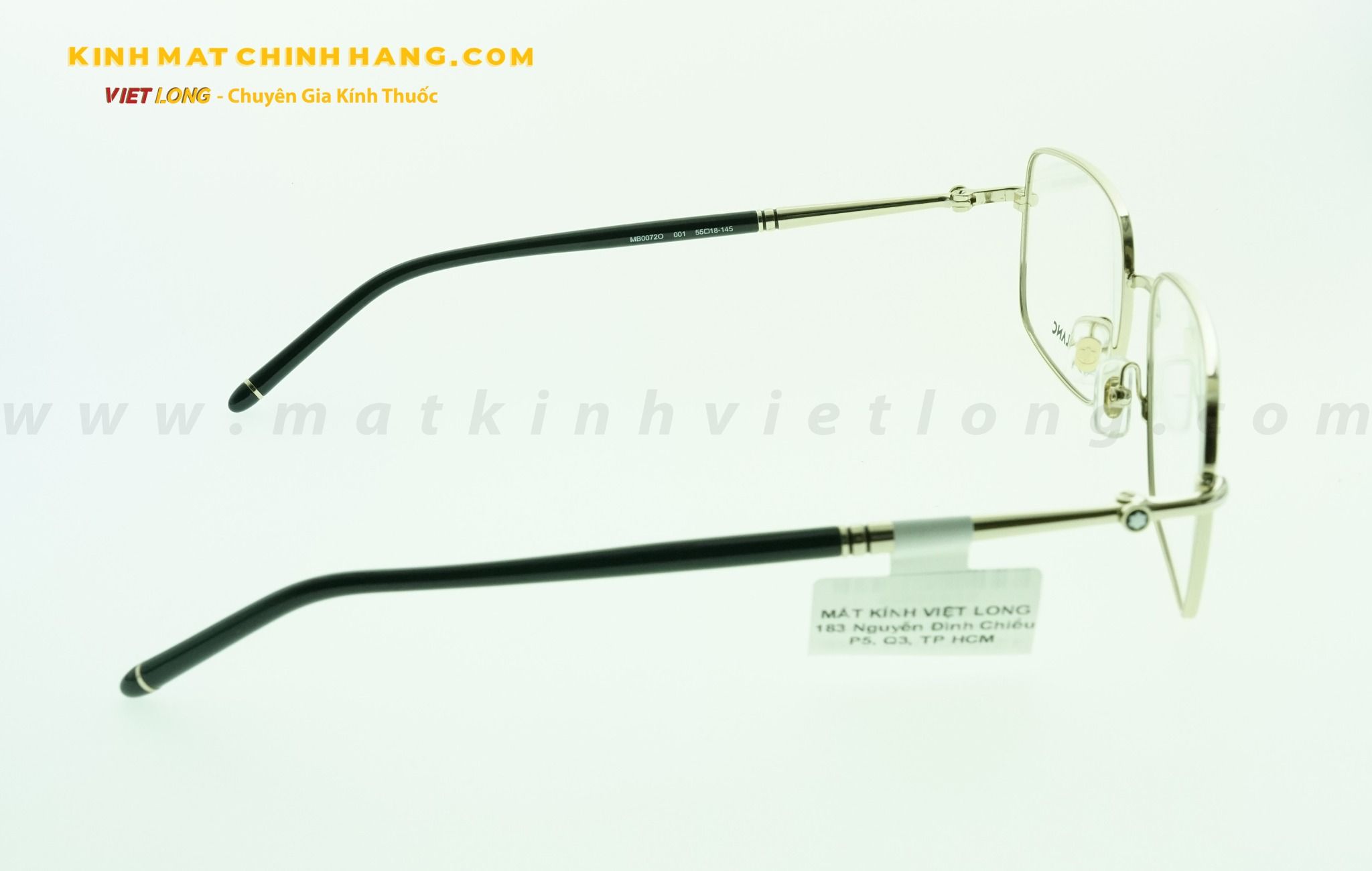  GỌNG KÍNH MONTBLANC MB0072O-001 55-18 