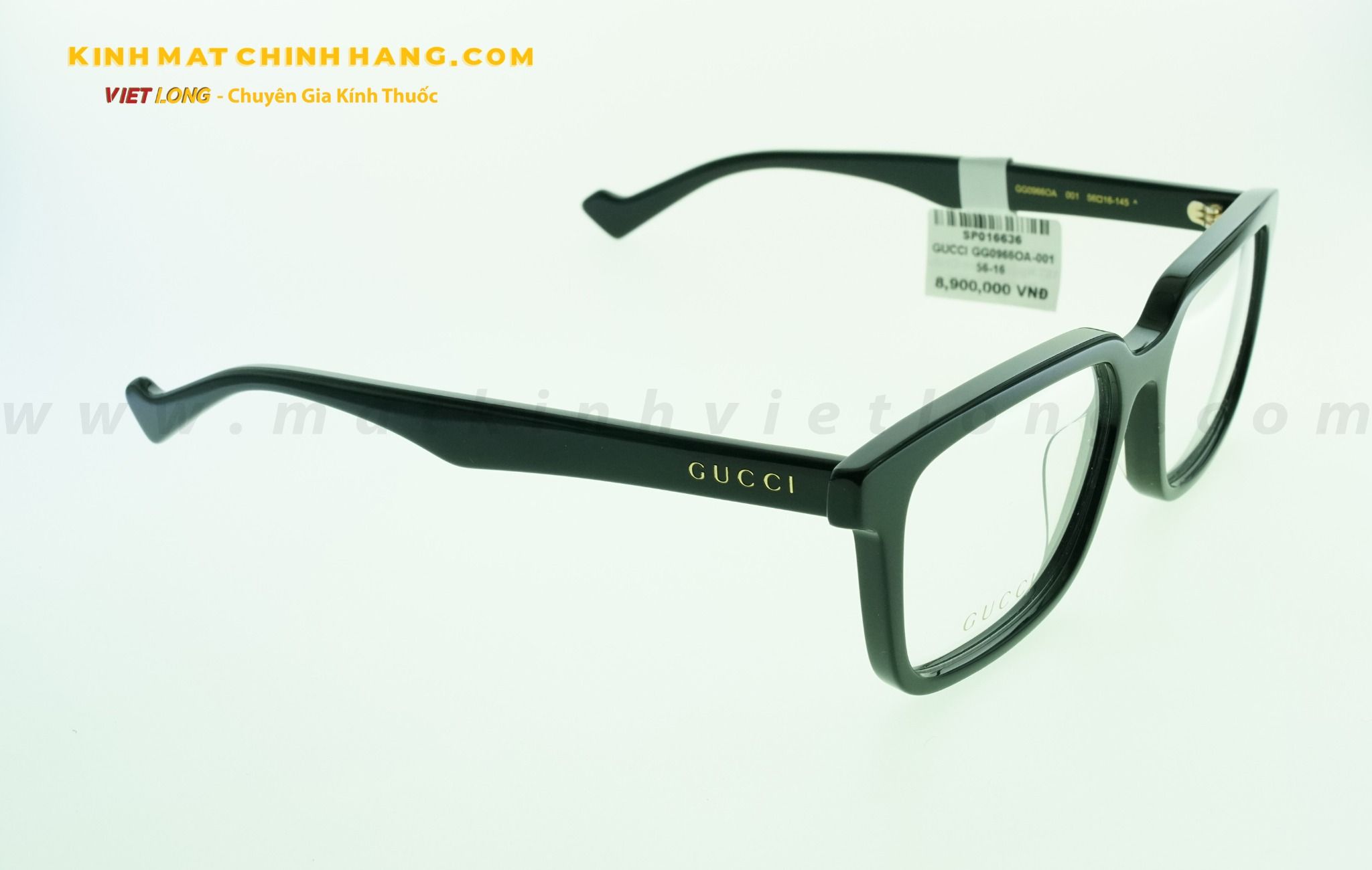  GỌNG KÍNH GUCCI GG0966OA-001 56-16 