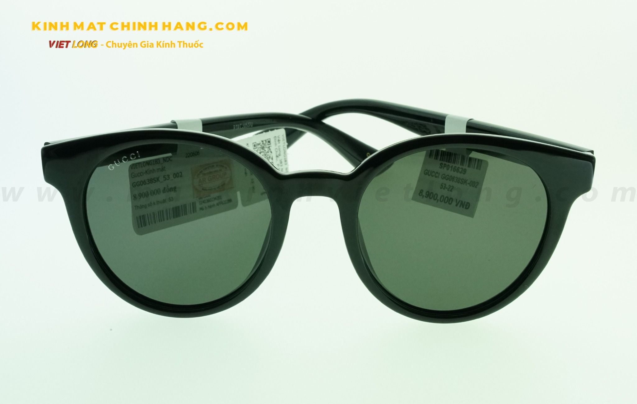  KÍNH MÁT GUCCI GG0638SK-002 53-22 