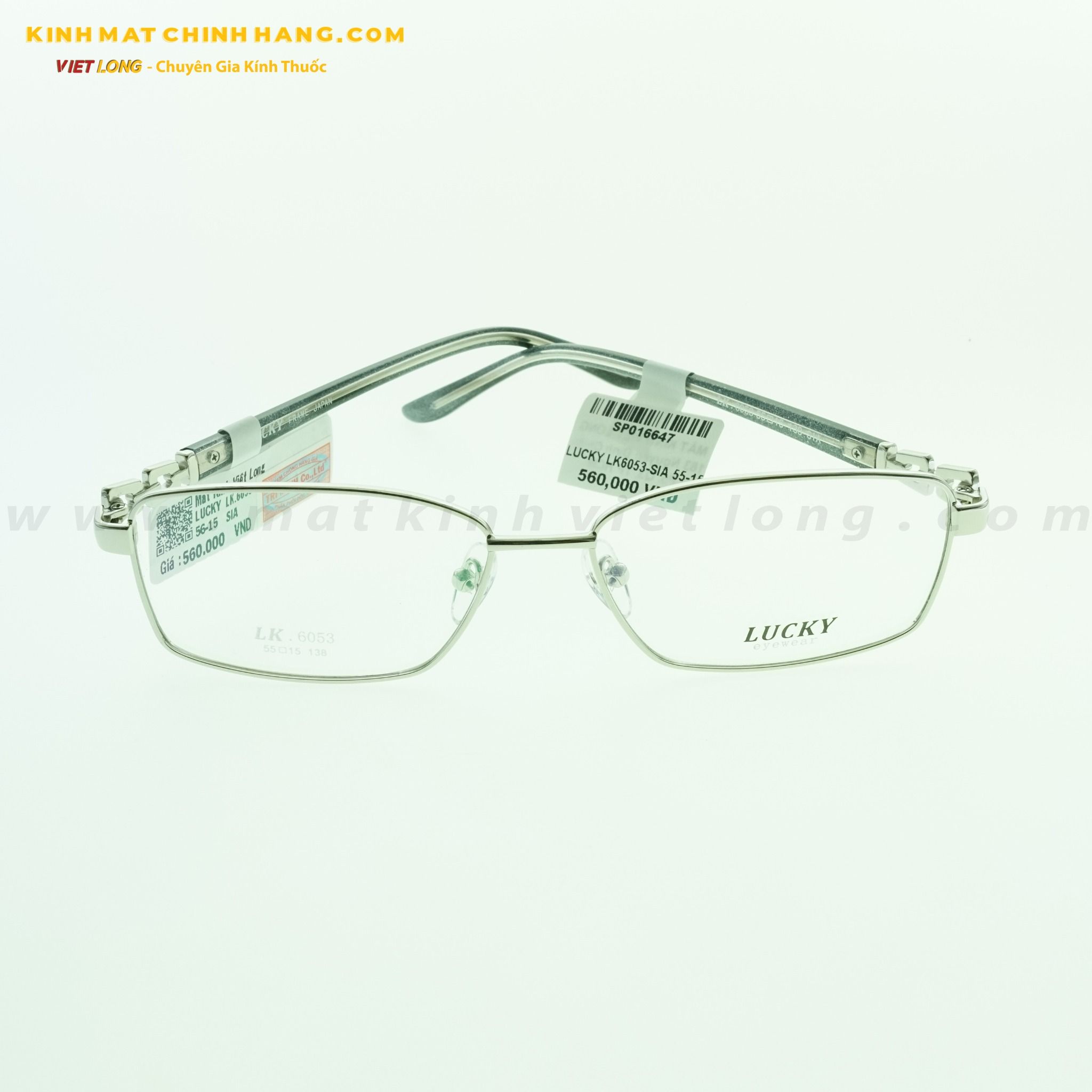  GỌNG KÍNH LUCKY LK6053-SIA 55-15 