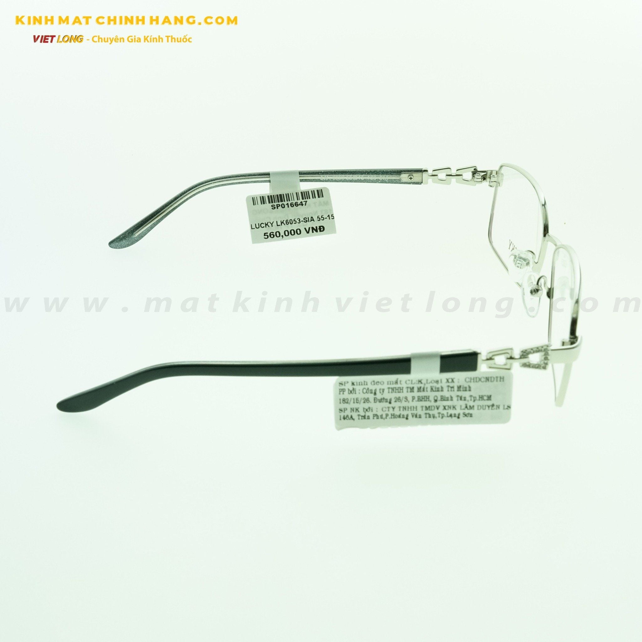  GỌNG KÍNH LUCKY LK6053-SIA 55-15 