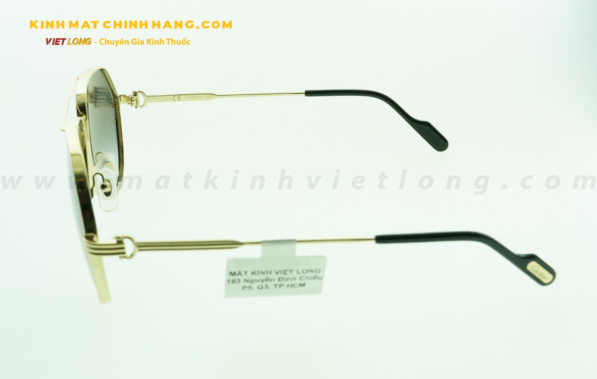  KÍNH MÁT CARTIER CT0303S-001 61-14 