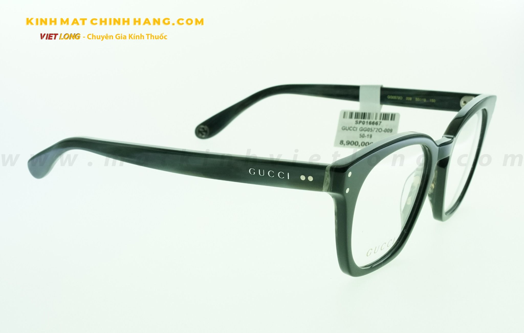  GỌNG KÍNH GUCCI GG0572O-009 50-19 