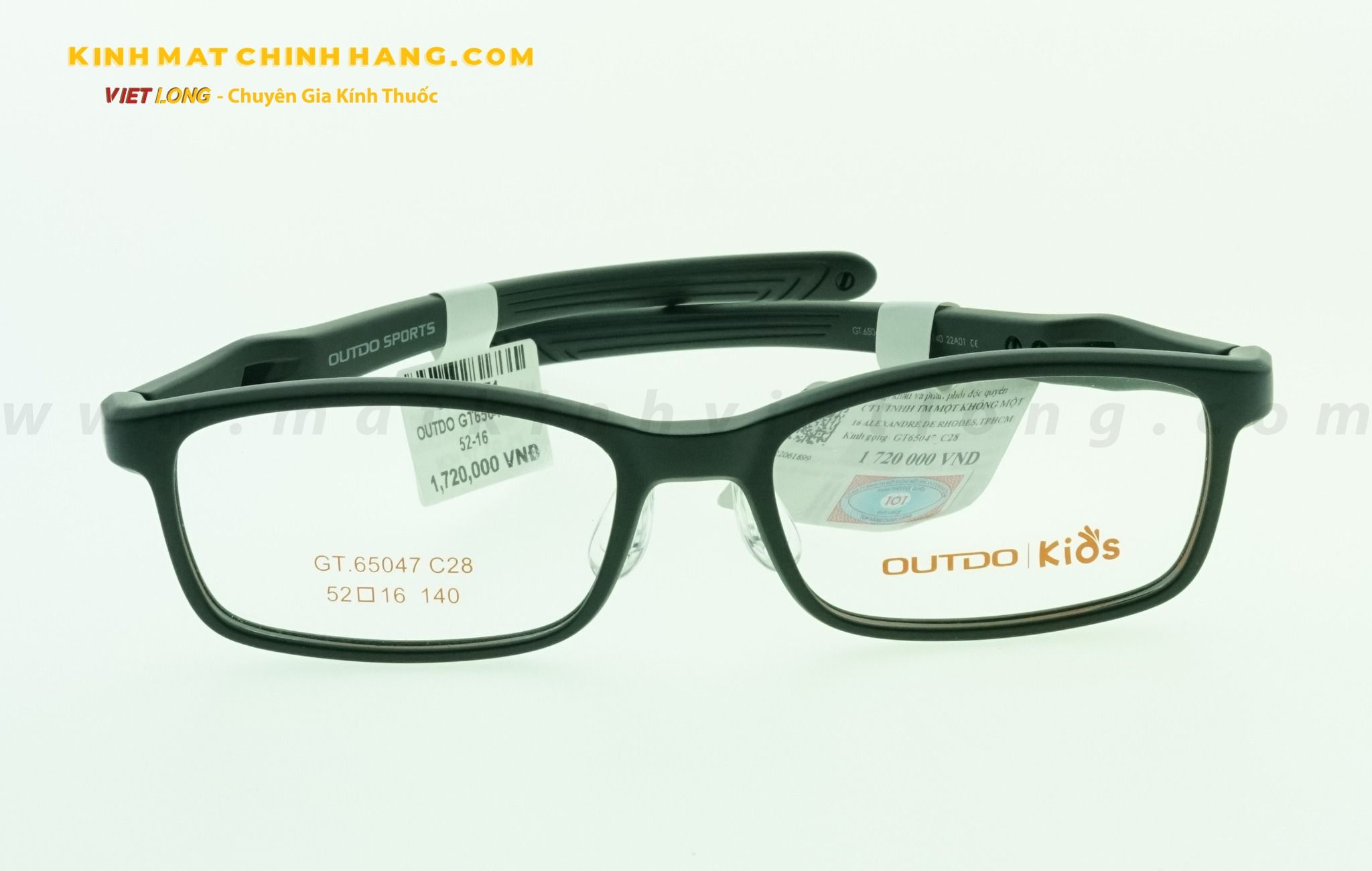  GỌNG KÍNH OUTDO GT65047-C28 52-16 