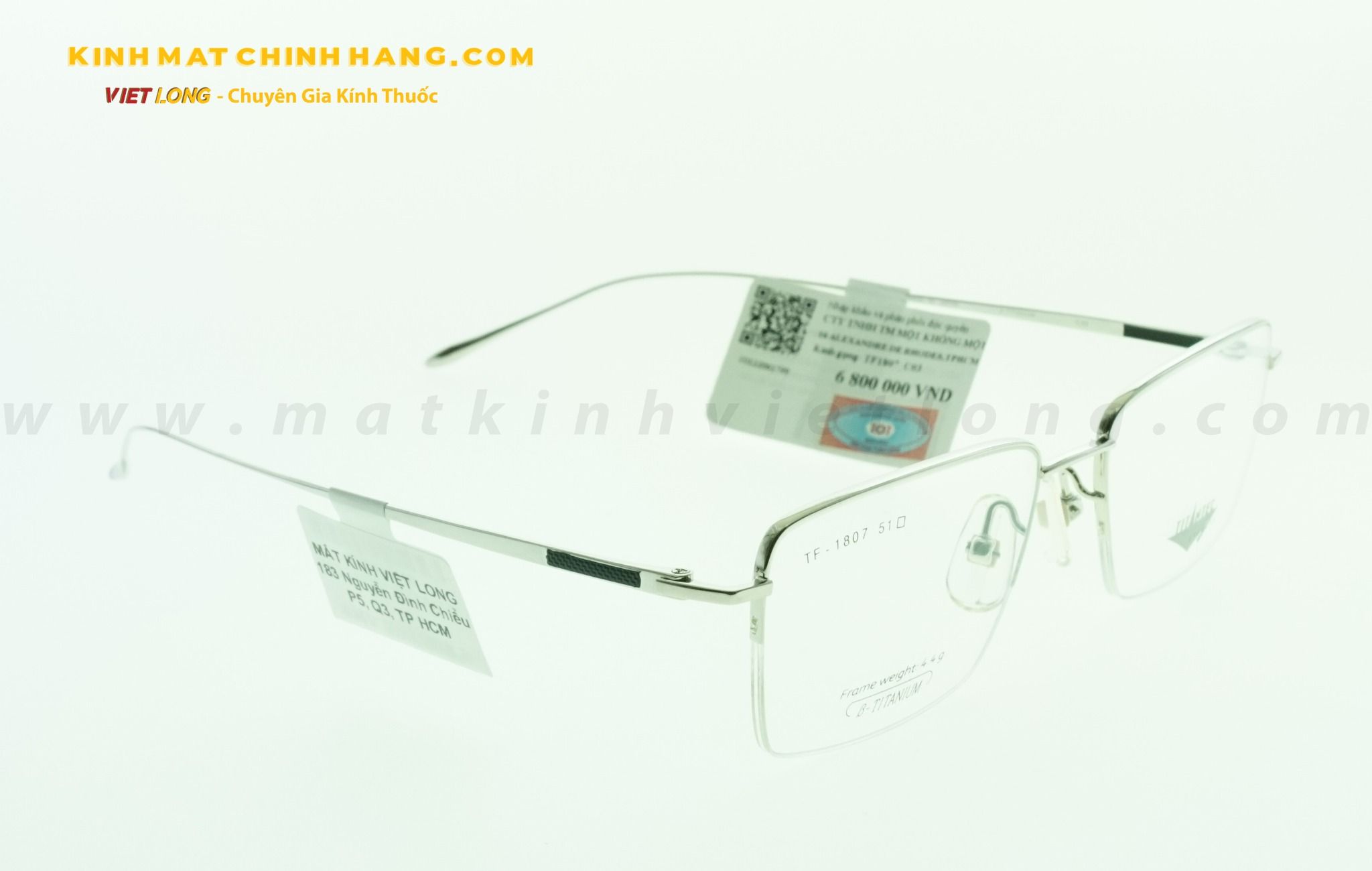  GỌNG KÍNH TITANTEC TF1807-C03 51-17 