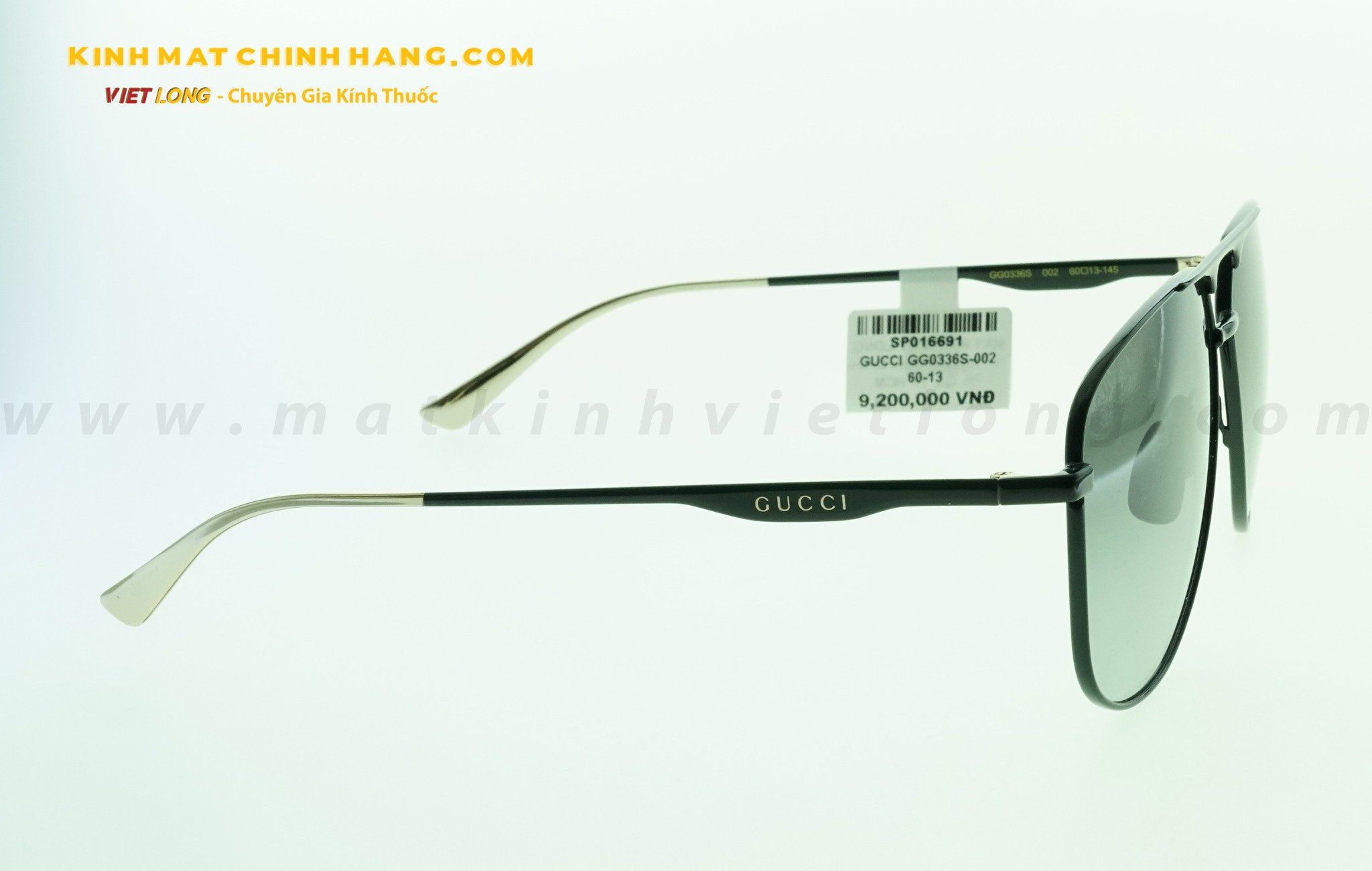  KÍNH MÁT GUCCI GG0336S-002 60-13 