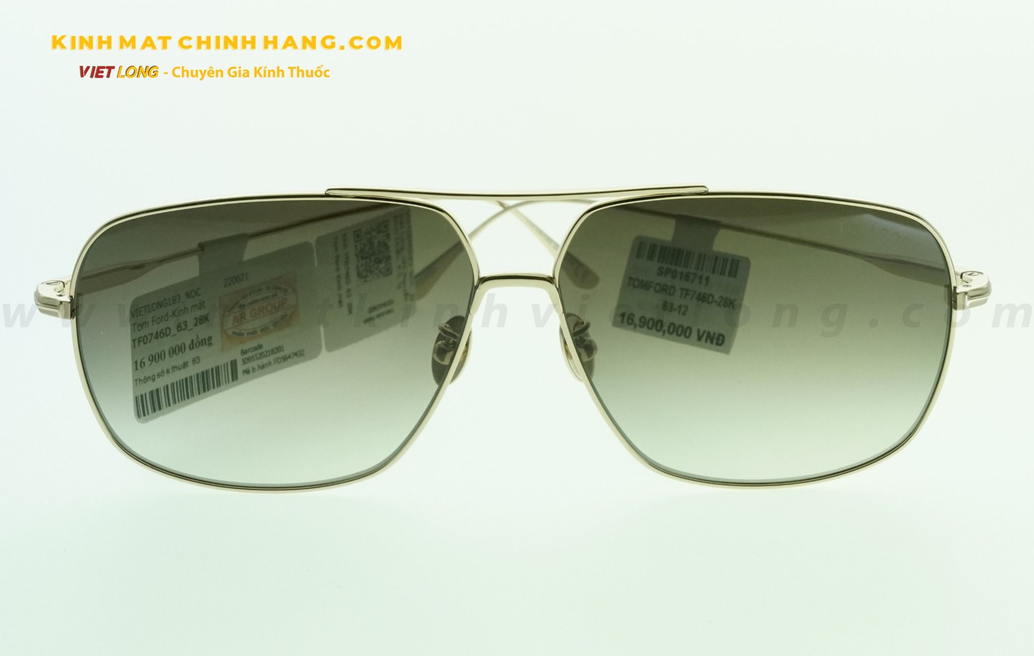  KÍNH MÁT TOMFORD TF746D-28K 63-12 