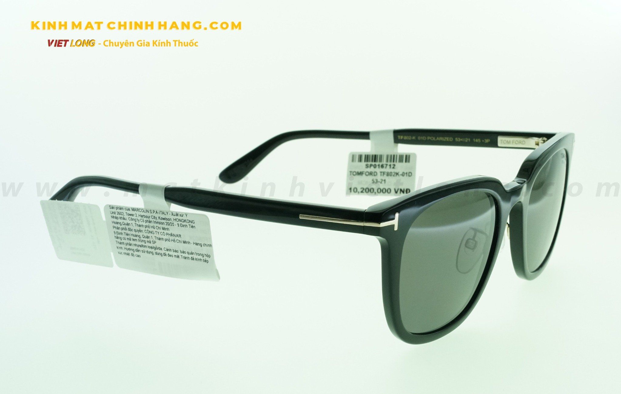  KÍNH MÁT TOMFORD TF802K-01D 53-21 