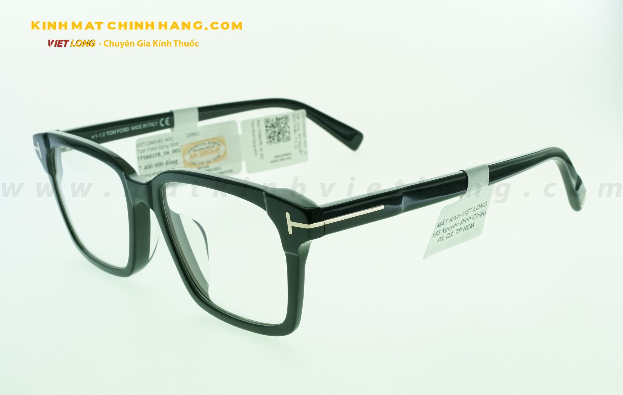  GỌNG KÍNH TOMFORD TF5661FB-001 54-18 