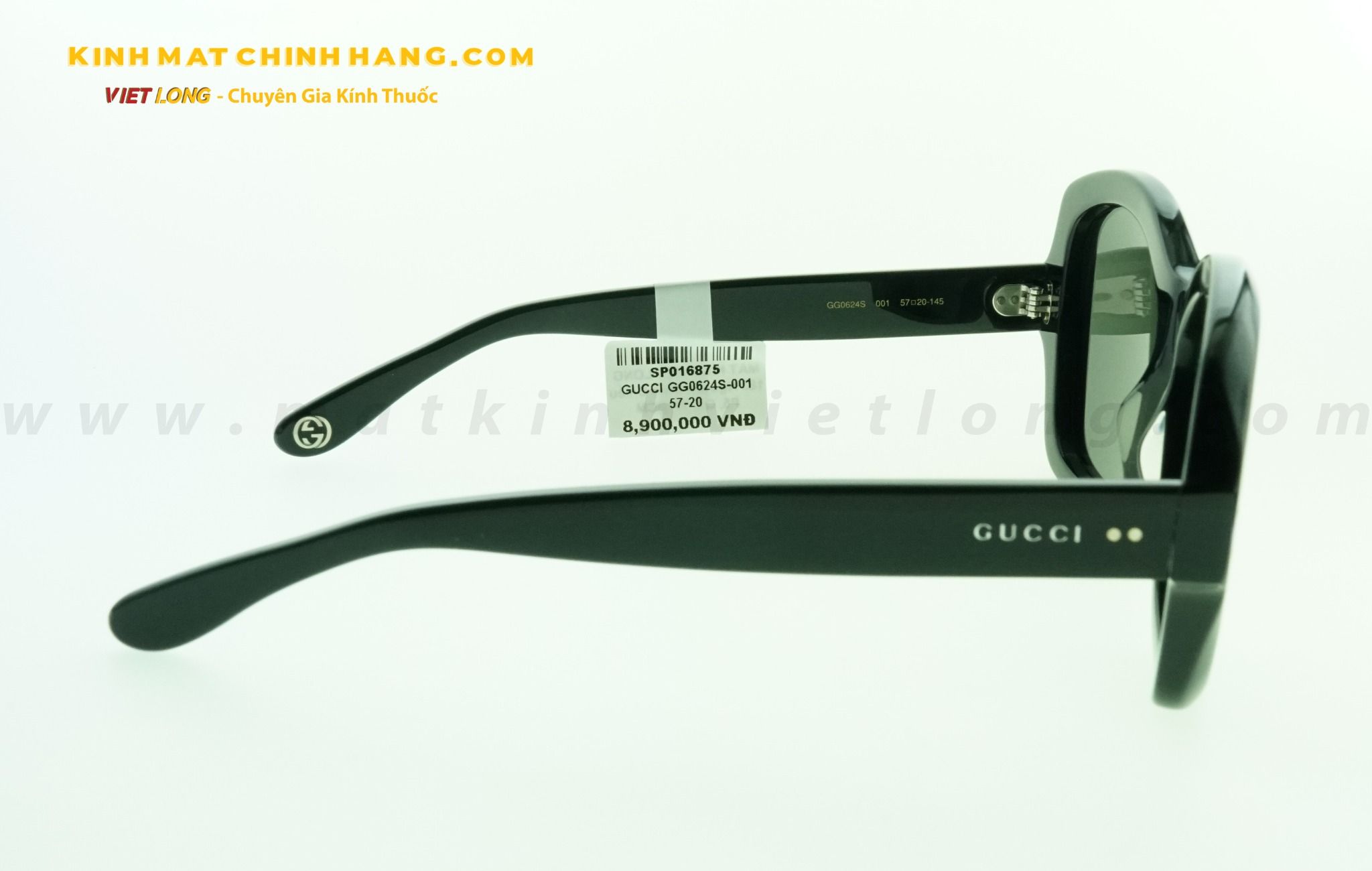  KÍNH MÁT GUCCI GG0624S-001 57-20 