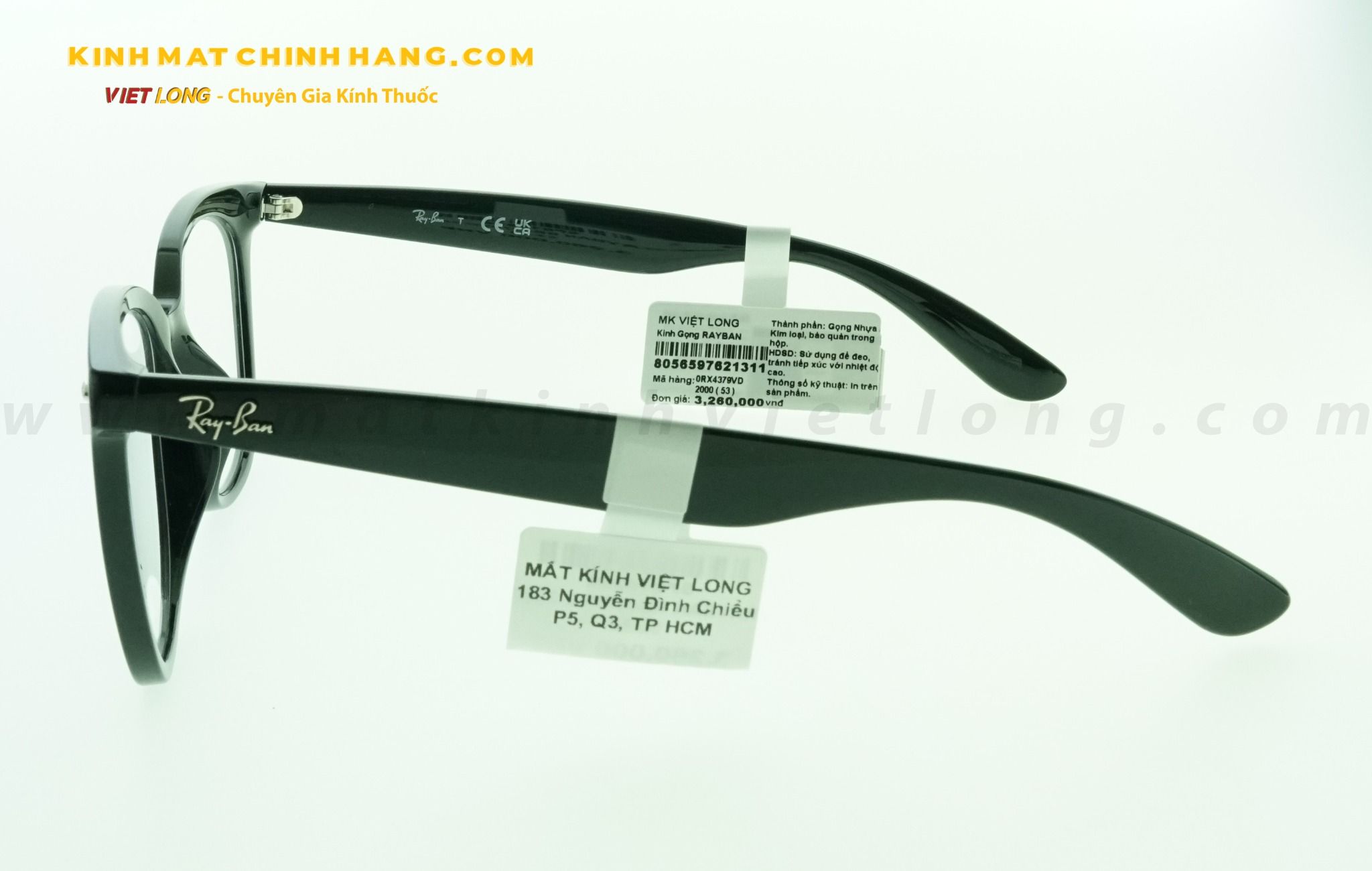  GỌNG KÍNH RAYBAN RB4379VD-2000 53-19 