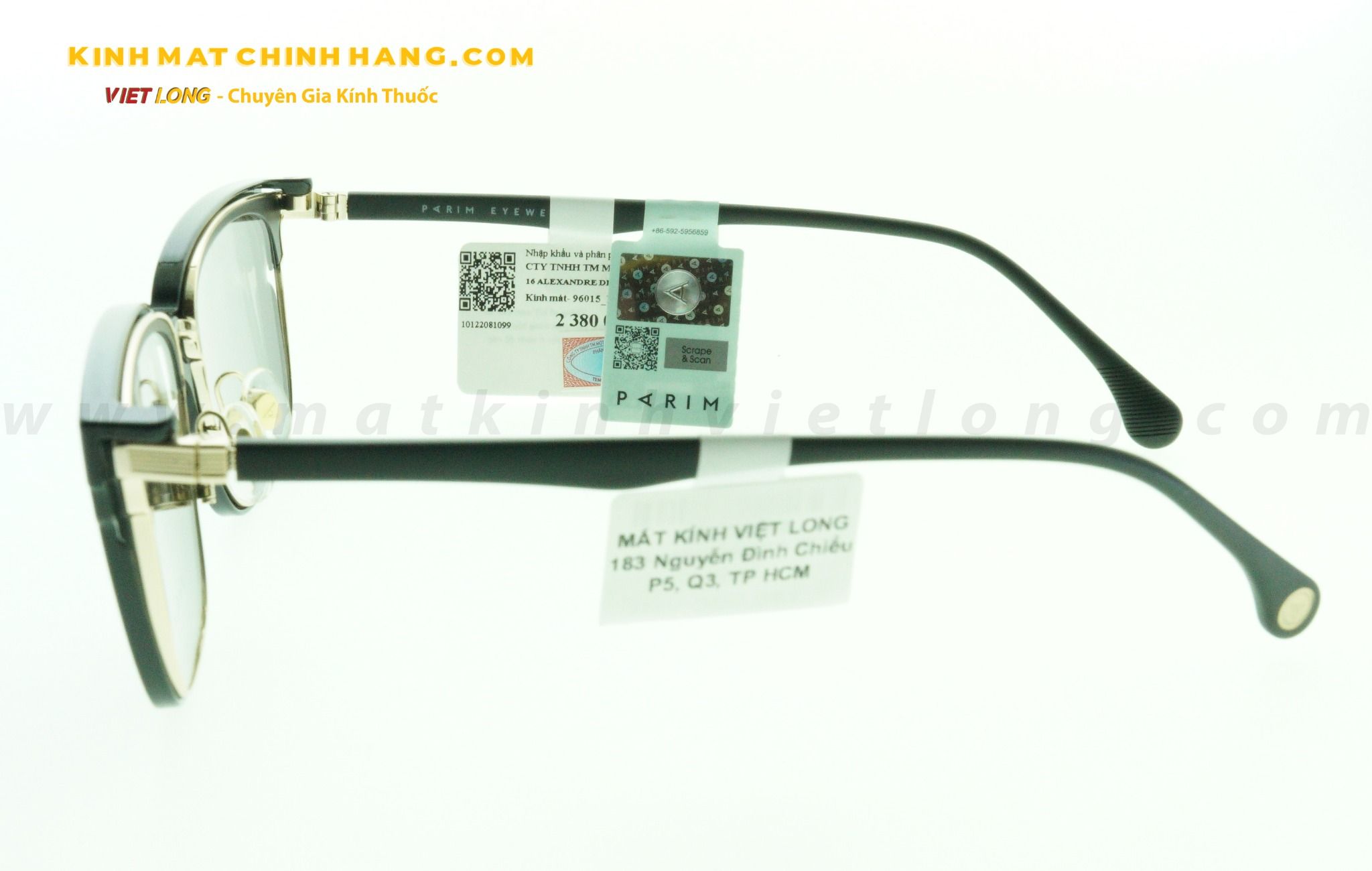  GỌNG KÍNH CLIP PARIM 96015-K1 54-18 