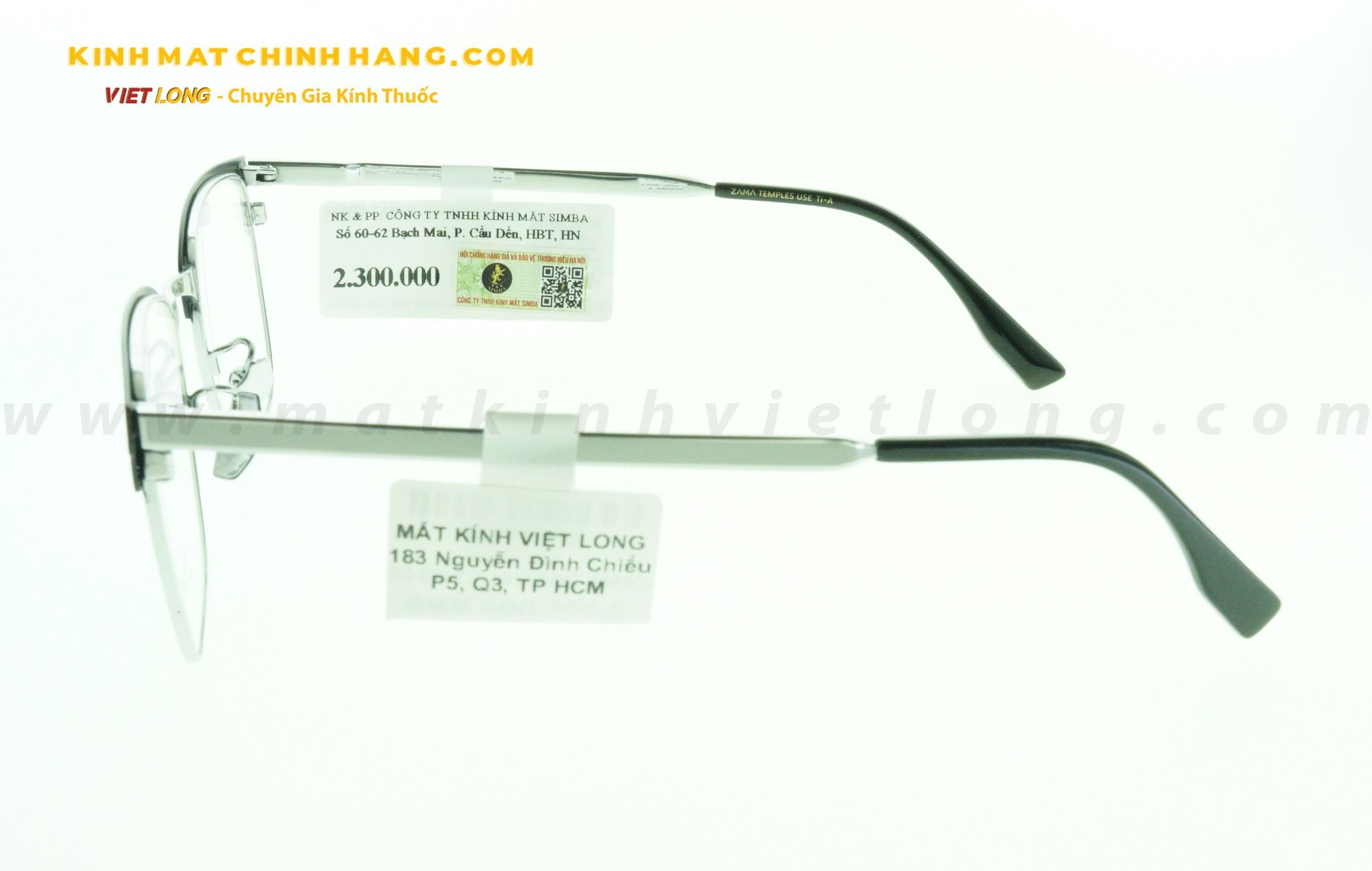  GỌNG KÍNH ZAMA ZB80289-C7 53-20 