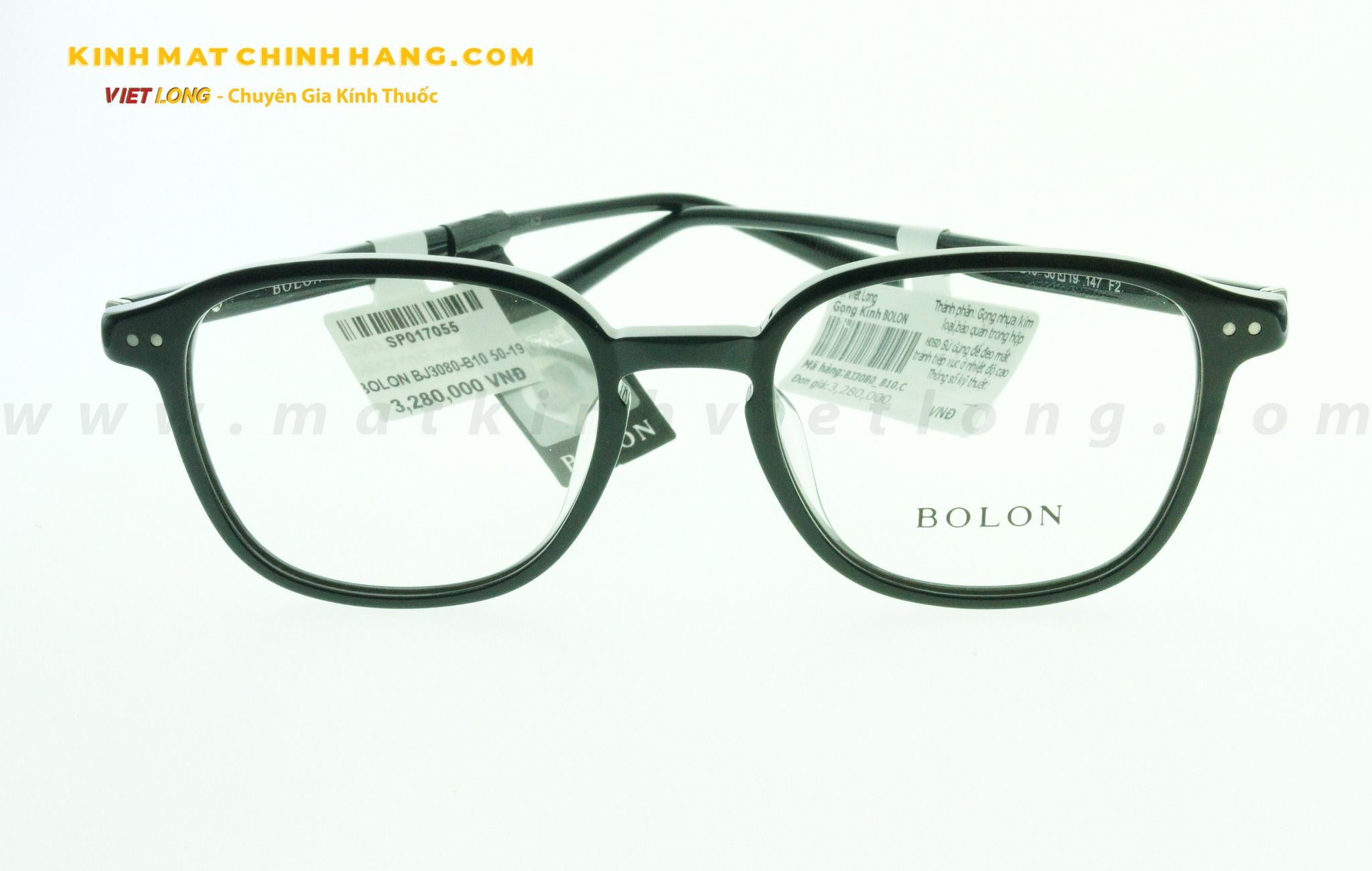  GỌNG KÍNH BOLON BJ3080-B10 50-19 