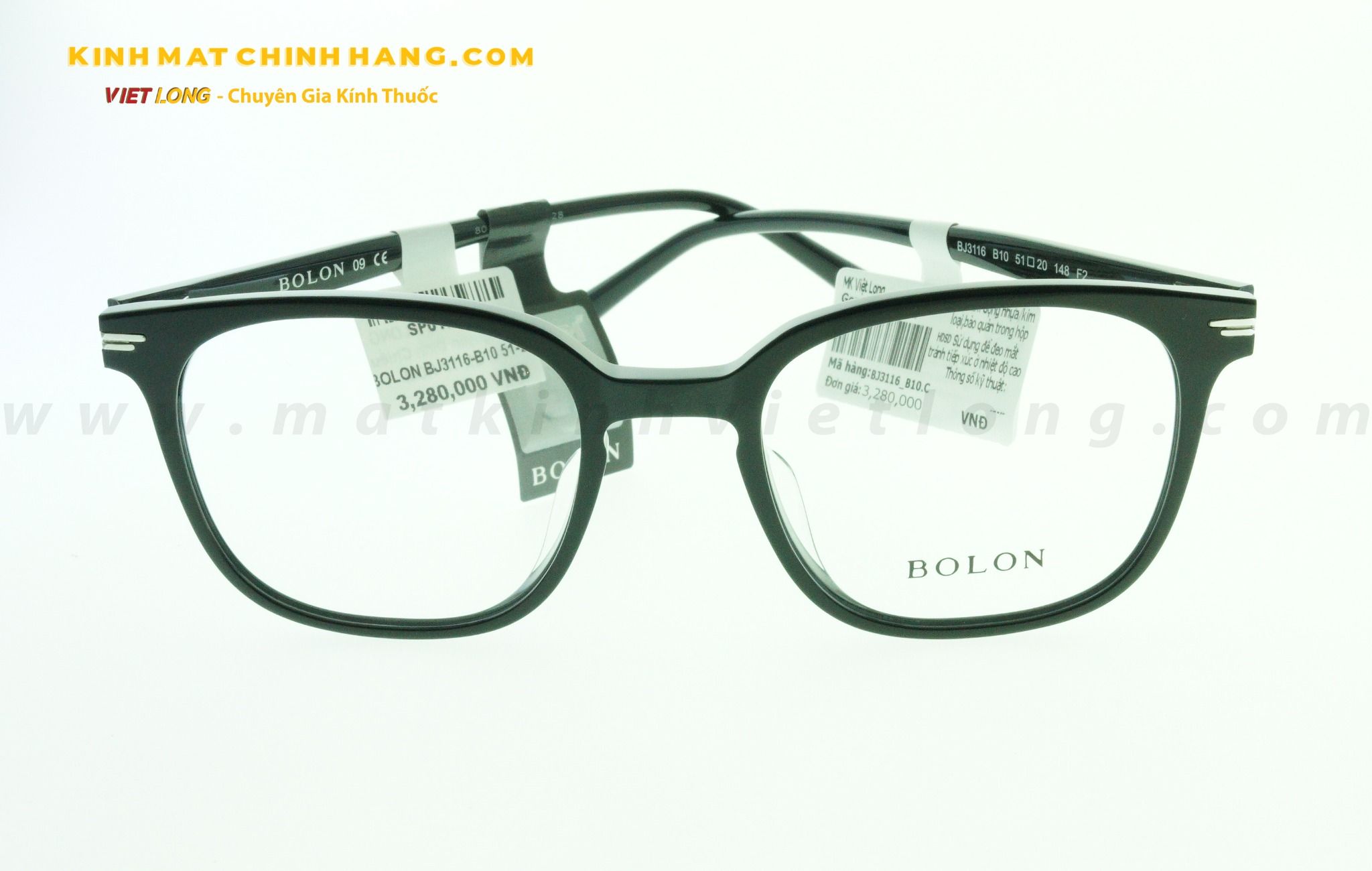  GỌNG KÍNH BOLON BJ3116-B10 51-20 