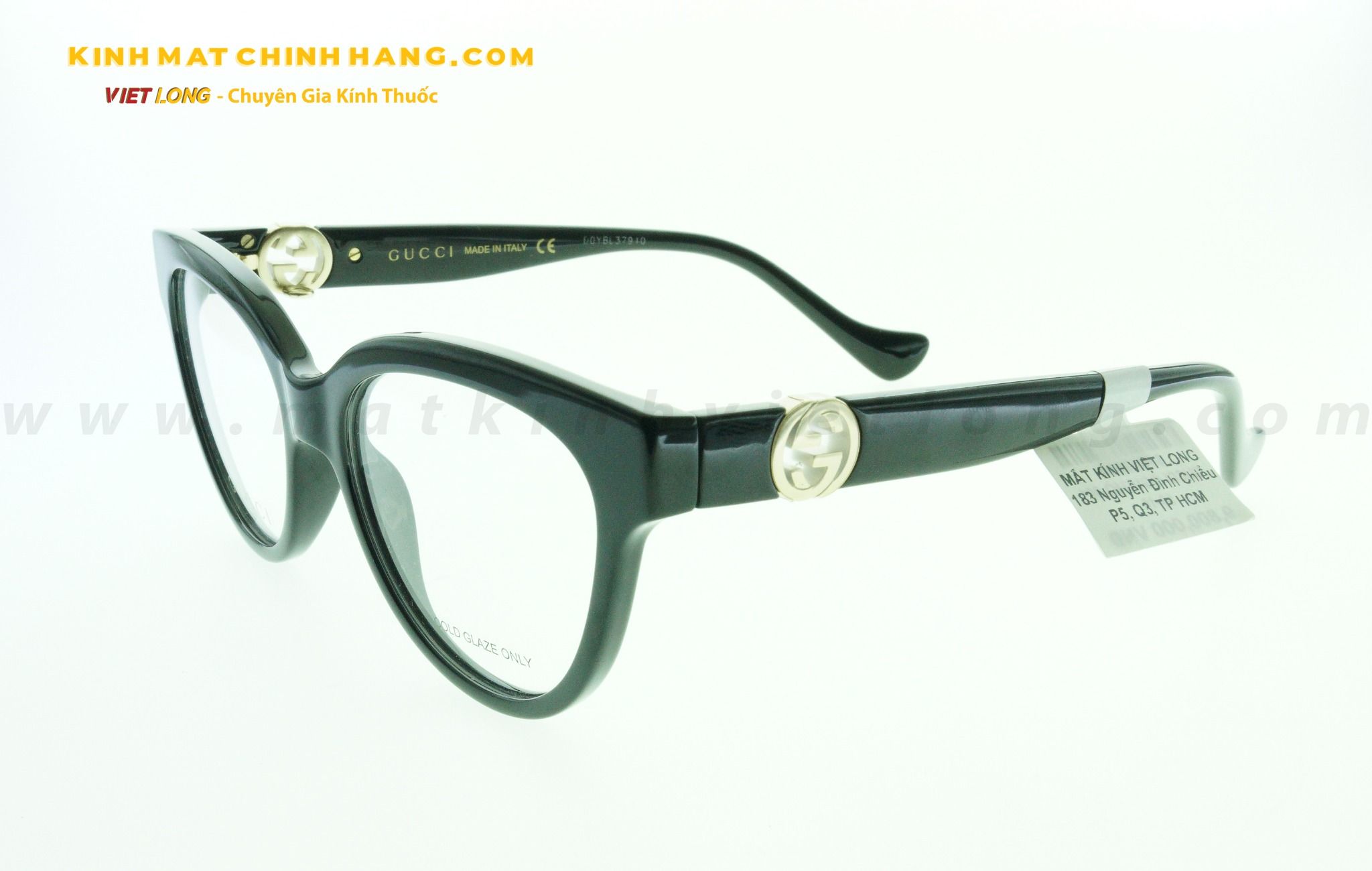  GỌNG KÍNH GUCCI GG1024O-001 50-16 