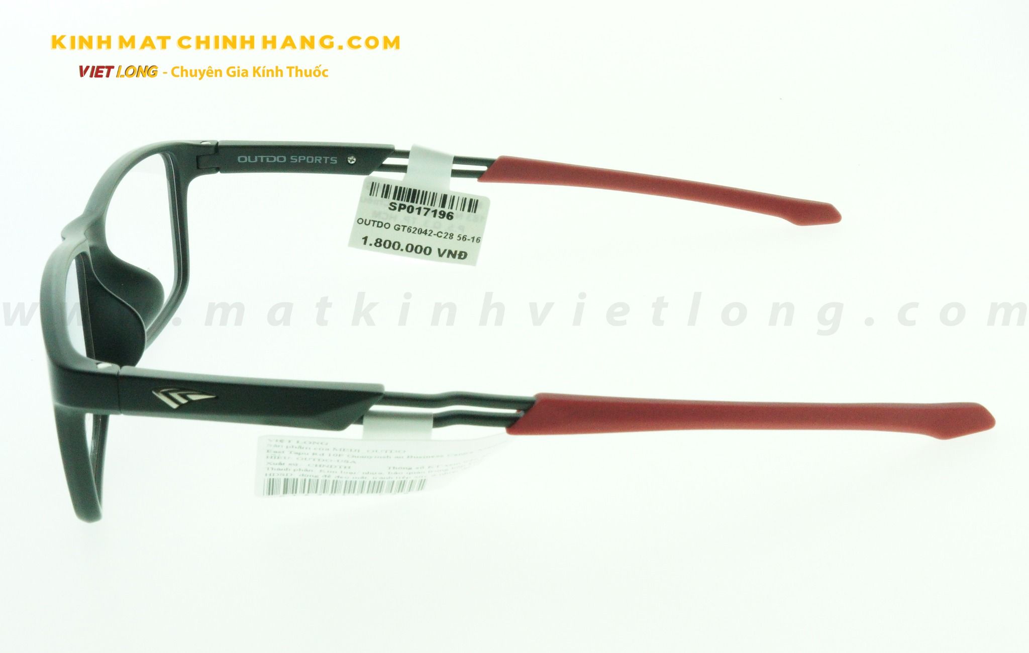  GỌNG KÍNH OUTDO GT62042-C28 56-16 