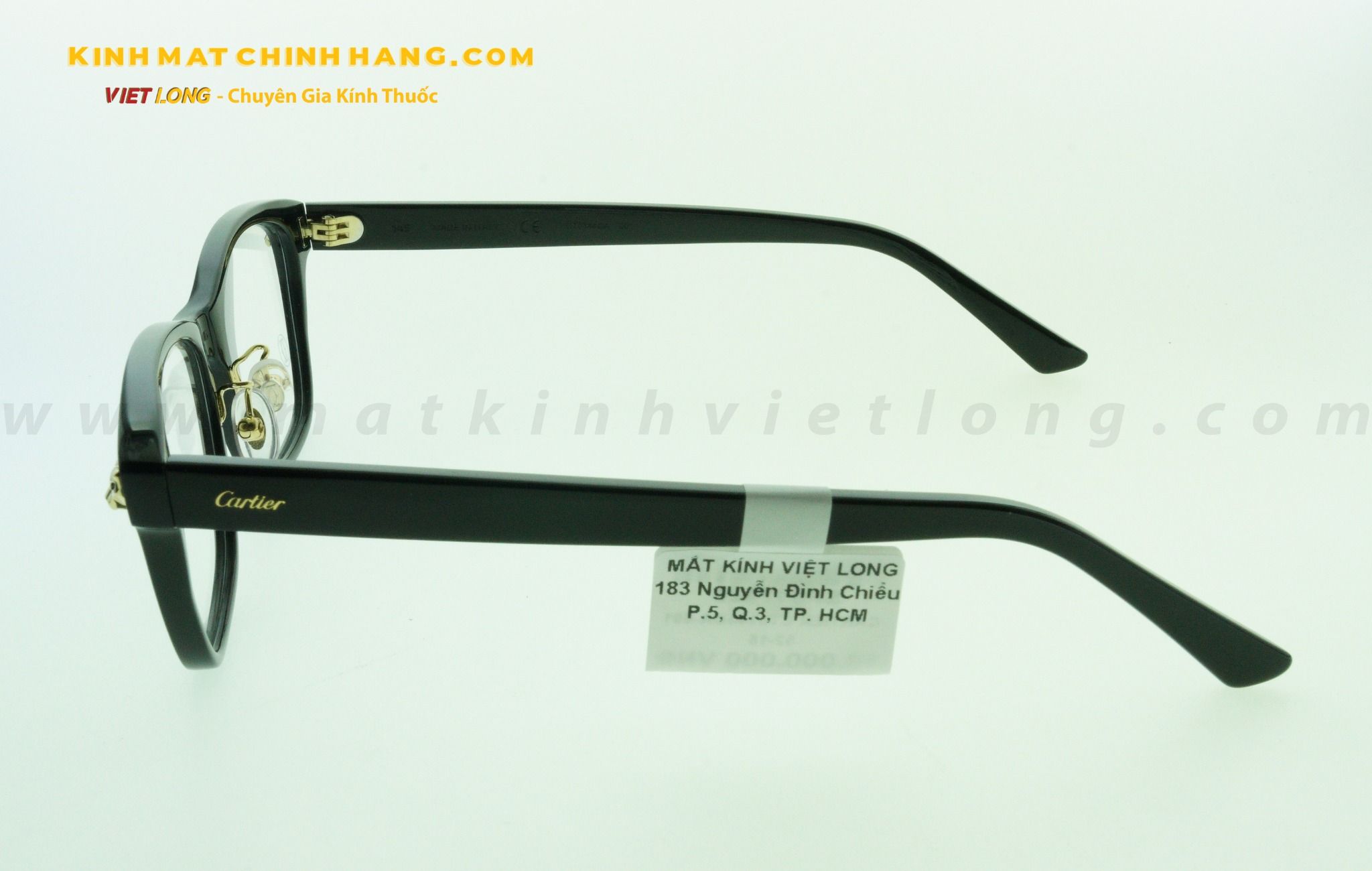  GỌNG KÍNH CARTIER CT0144OA-001 52-16 