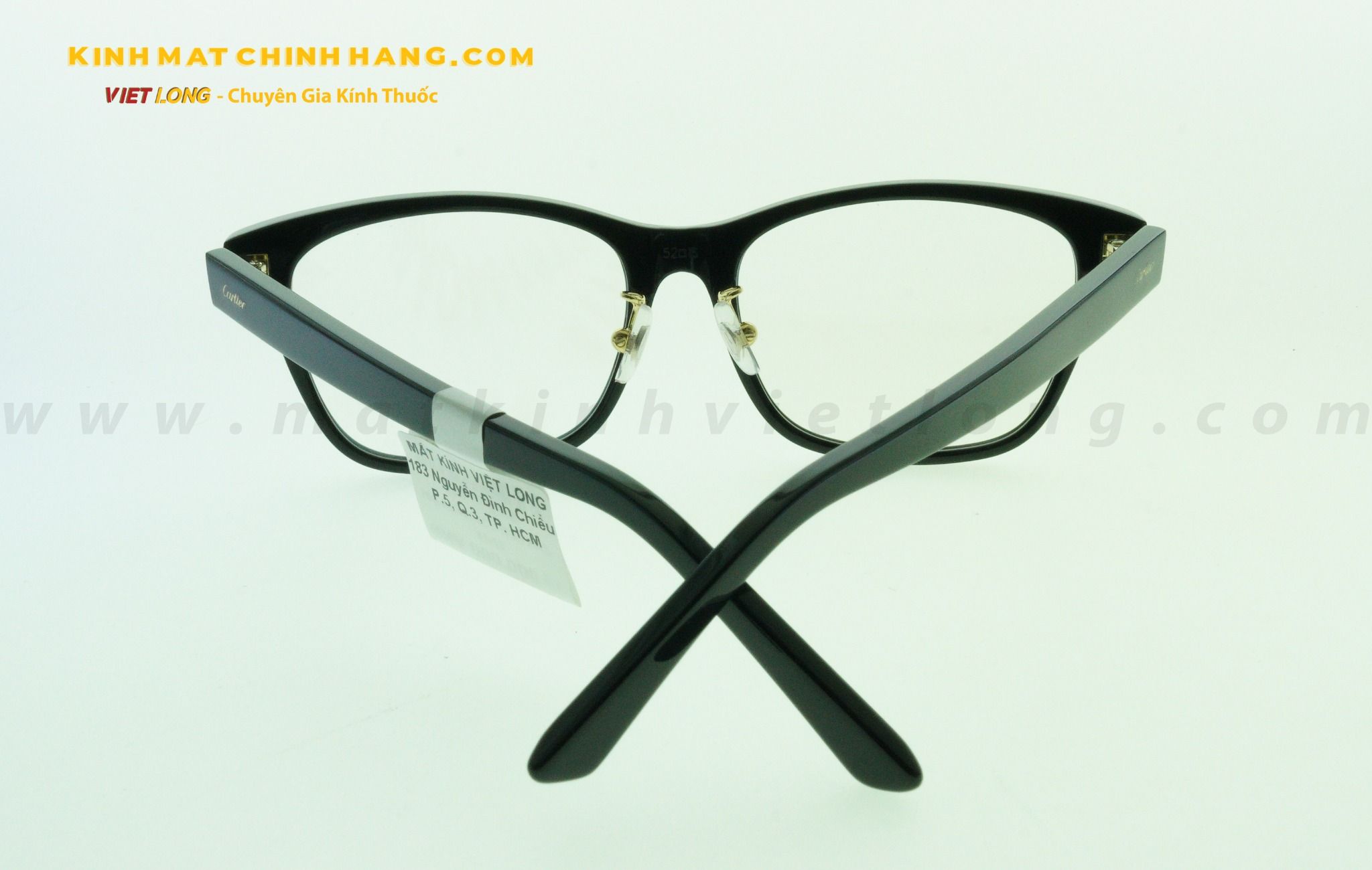  GỌNG KÍNH CARTIER CT0144OA-001 52-16 