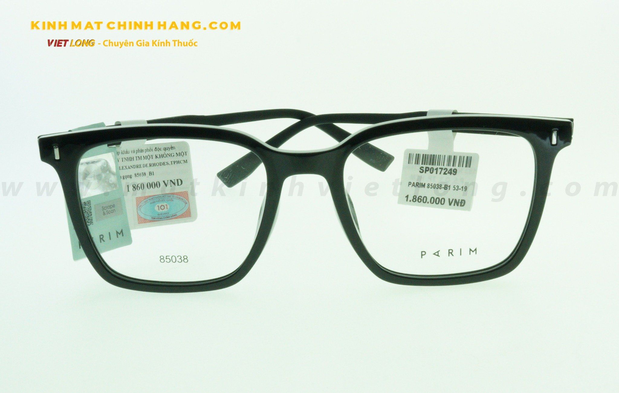  GỌNG KÍNH PARIM 85038-B1 53-19 