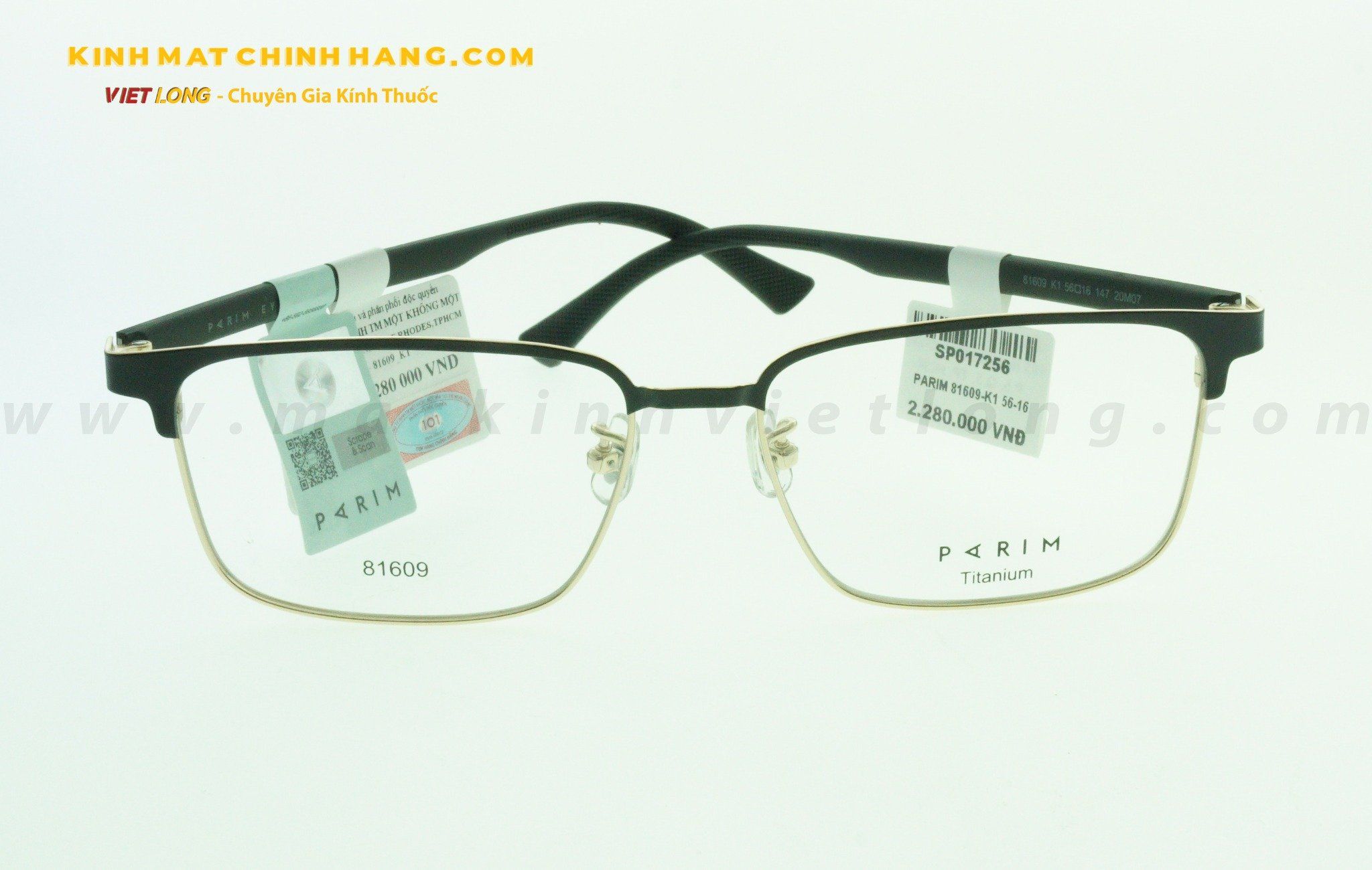  GỌNG KÍNH PARIM 81609-K1 56-16 