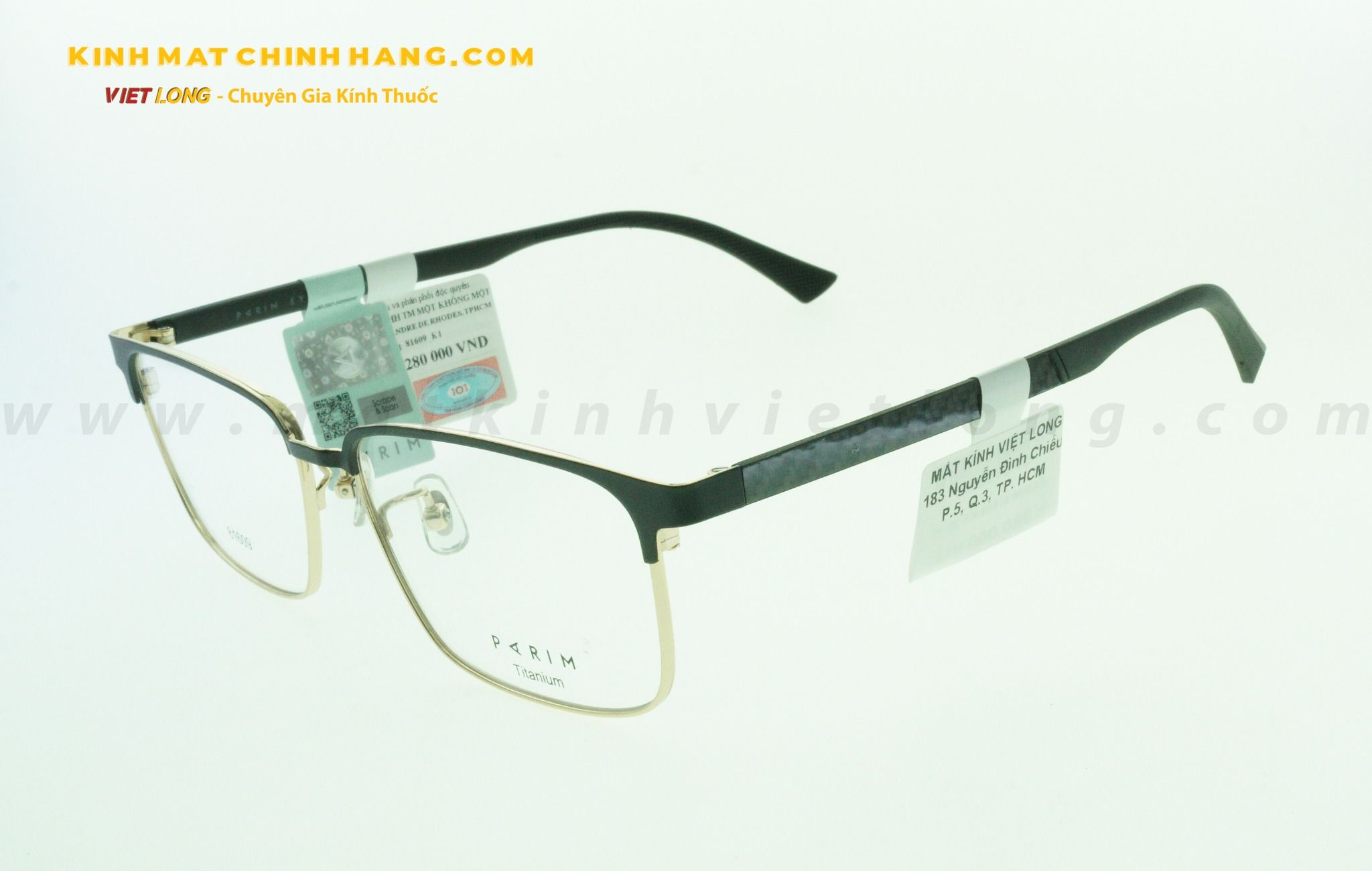  GỌNG KÍNH PARIM 81609-K1 56-16 