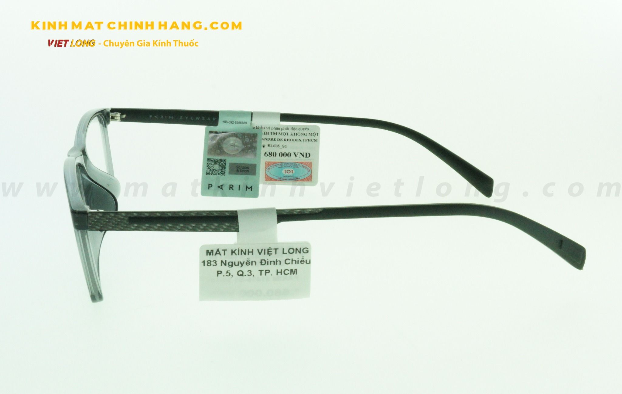  GỌNG KÍNH PARIM 81416-S1 55-16 