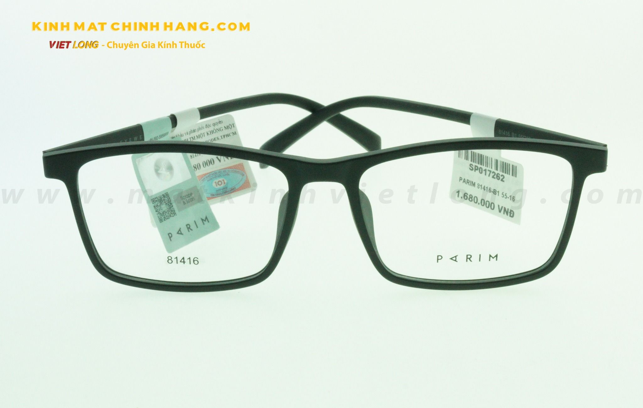  GỌNG KÍNH PARIM 81416-B1 55-16 