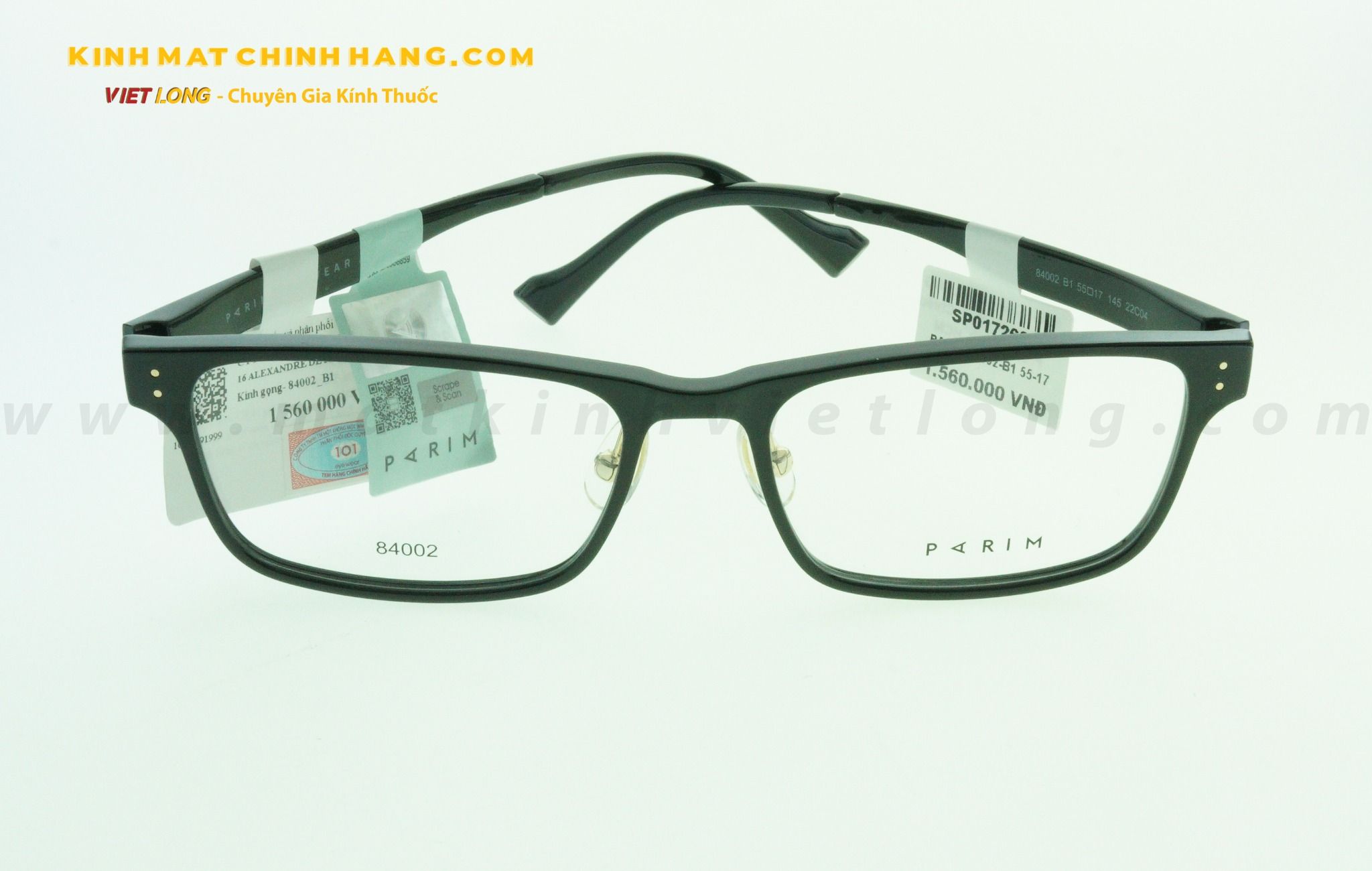  GỌNG KÍNH PARIM 84002-B1 55-17 