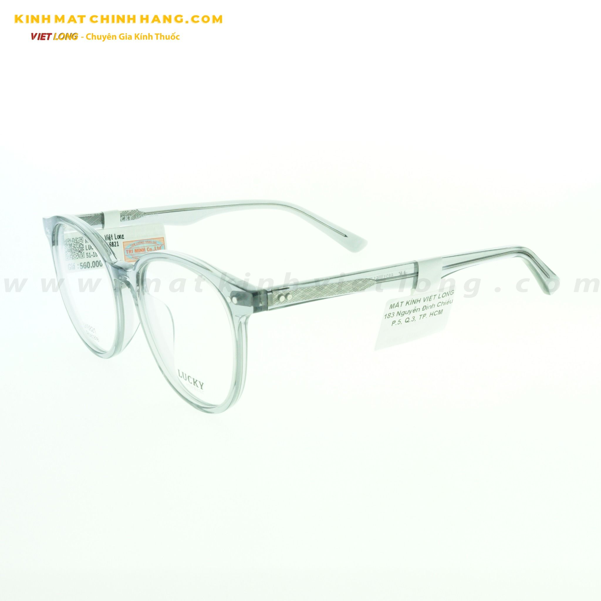  GỌNG KÍNH LUCKY LK6821-GR 51-18 