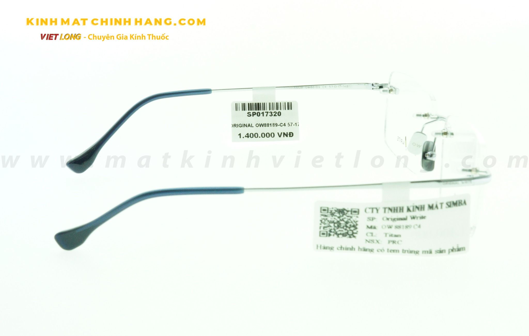  GỌNG KÍNH ORIGINAL OW88189-C4 57-17 