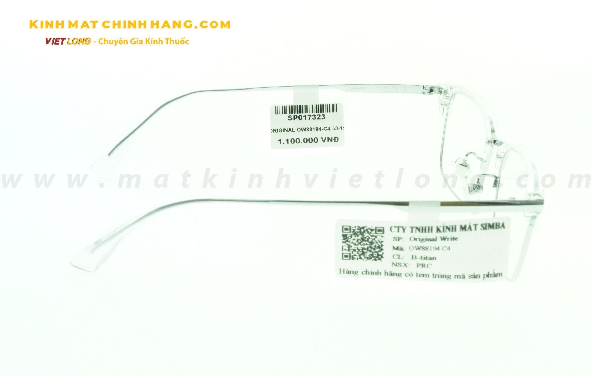  GỌNG KÍNH ORIGINAL OW88194-C4 53-19 