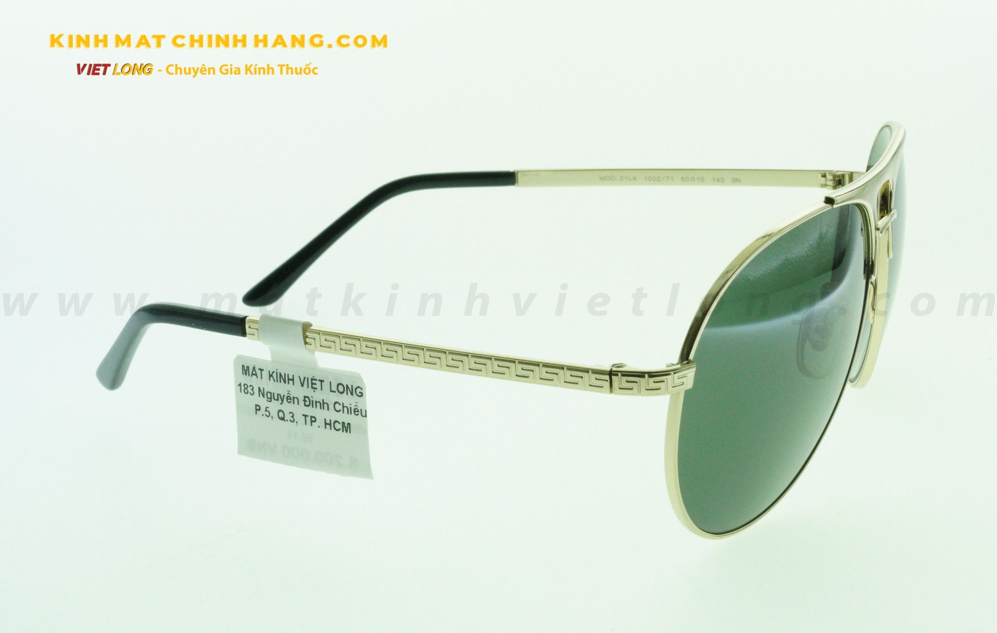  KÍNH MÁT VERSACE MOD2164 1002/71 60-15 