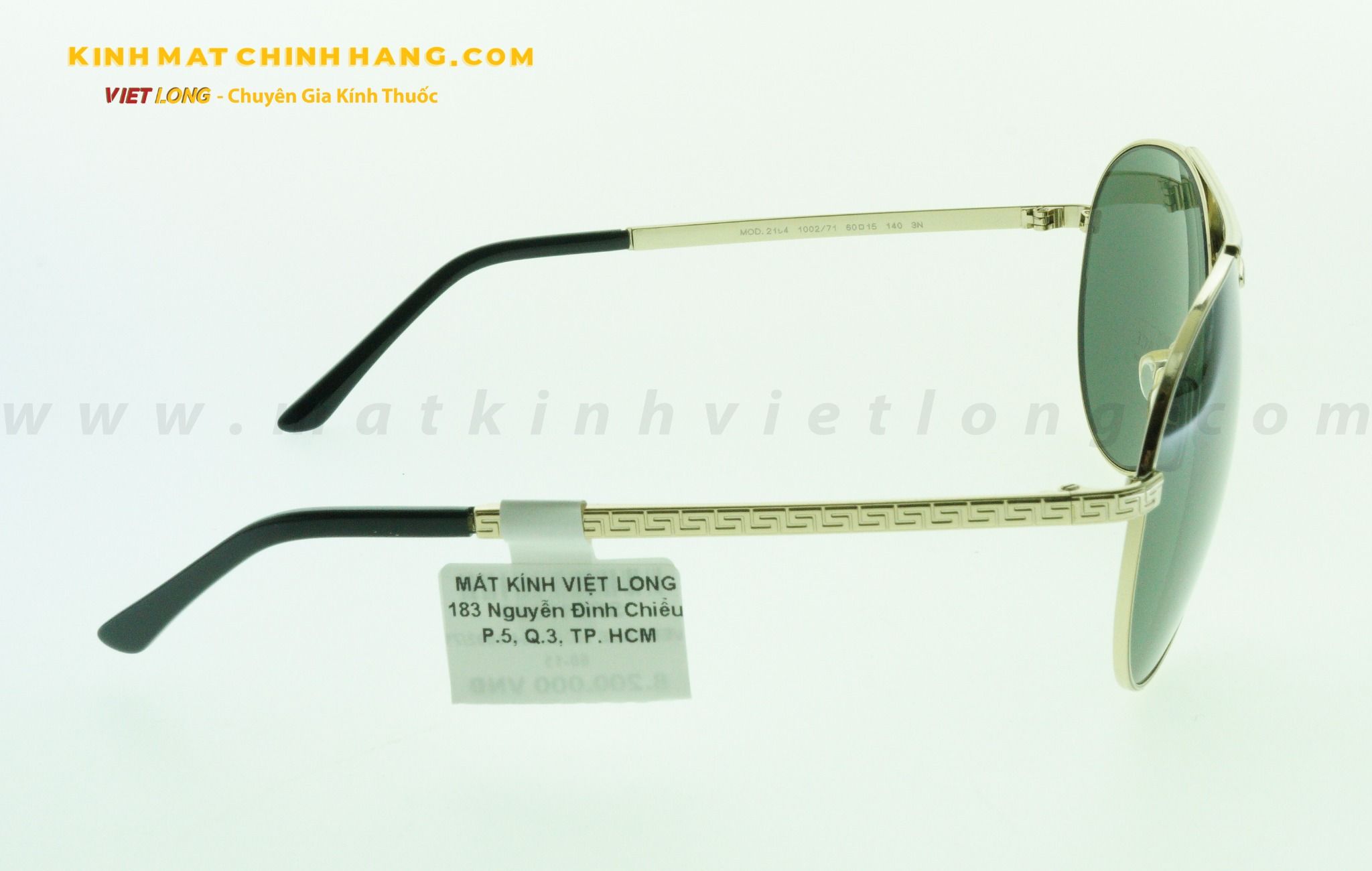  KÍNH MÁT VERSACE MOD2164 1002/71 60-15 